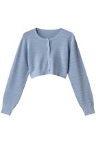 【ミディウミソリッド/MIDIUMISOLID】のlace knitting short CD.S カーディガン l.blue|ID: prp329100004358440 ipo3291000000035066583