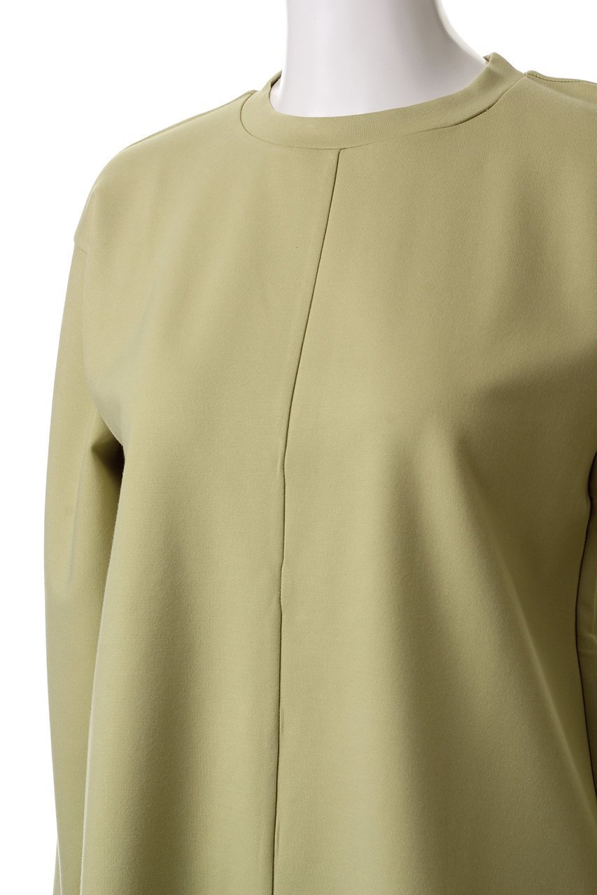 【ミディウミソリッド/MIDIUMISOLID】のfront seem long T.R Tシャツ 人気、トレンドファッション・服の通販 founy(ファニー) 　ファッション　Fashion　レディースファッション　WOMEN　トップス・カットソー　Tops/Tshirt　シャツ/ブラウス　Shirts/Blouses　ロング / Tシャツ　T-Shirts　カットソー　Cut and Sewn　シンプル　Simple　ストレッチ　Stretch　スリーブ　Sleeve　ファブリック　Fabric　ロング　Long　other-5|ID: prp329100004358441 ipo3291000000031344202