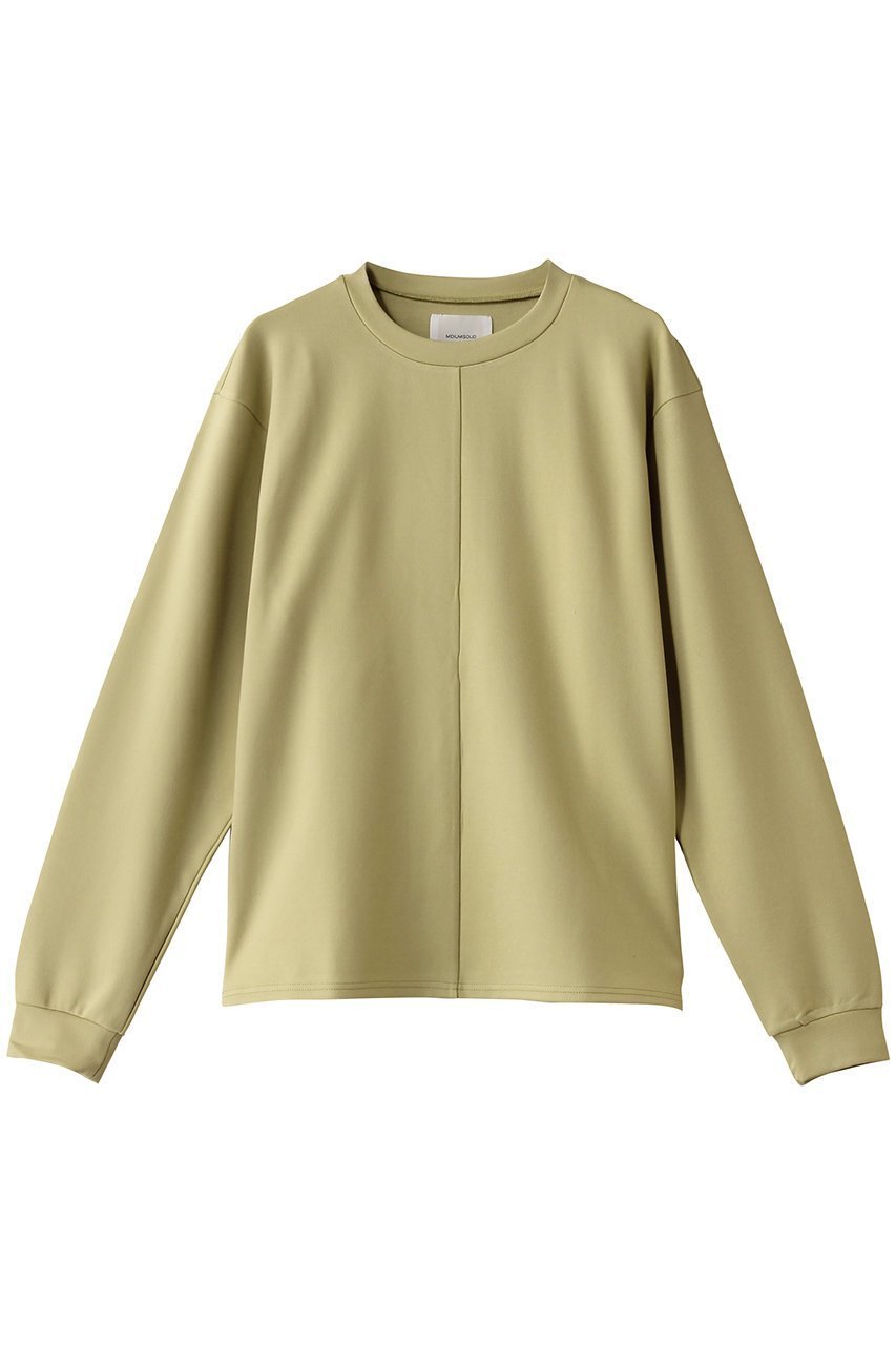【ミディウミソリッド/MIDIUMISOLID】のfront seem long T.R Tシャツ インテリア・キッズ・メンズ・レディースファッション・服の通販 founy(ファニー) 　ファッション　Fashion　レディースファッション　Fashion for Women　トップス・カットソー　Cut & Sew Tops　シャツ・ブラウス・オフィスカジュアル　Elegant Blouses & Button-Ups　ロングTシャツ・Tシャツ　Longline T-Shirts & Tees　カットソー・ベーシックTシャツ　Cut-and-Sewn Tops / Stretch Tees & Basics　シンプル　Simple, Minimal　ストレッチ　Stretch, Stretchy Fabric　スリーブ　Sleeve, Long Sleeve / Short Sleeve　ファブリック　Fabric, Textile　ロング　Long, Long-Length　yellow|ID: prp329100004358441 ipo3291000000032883092