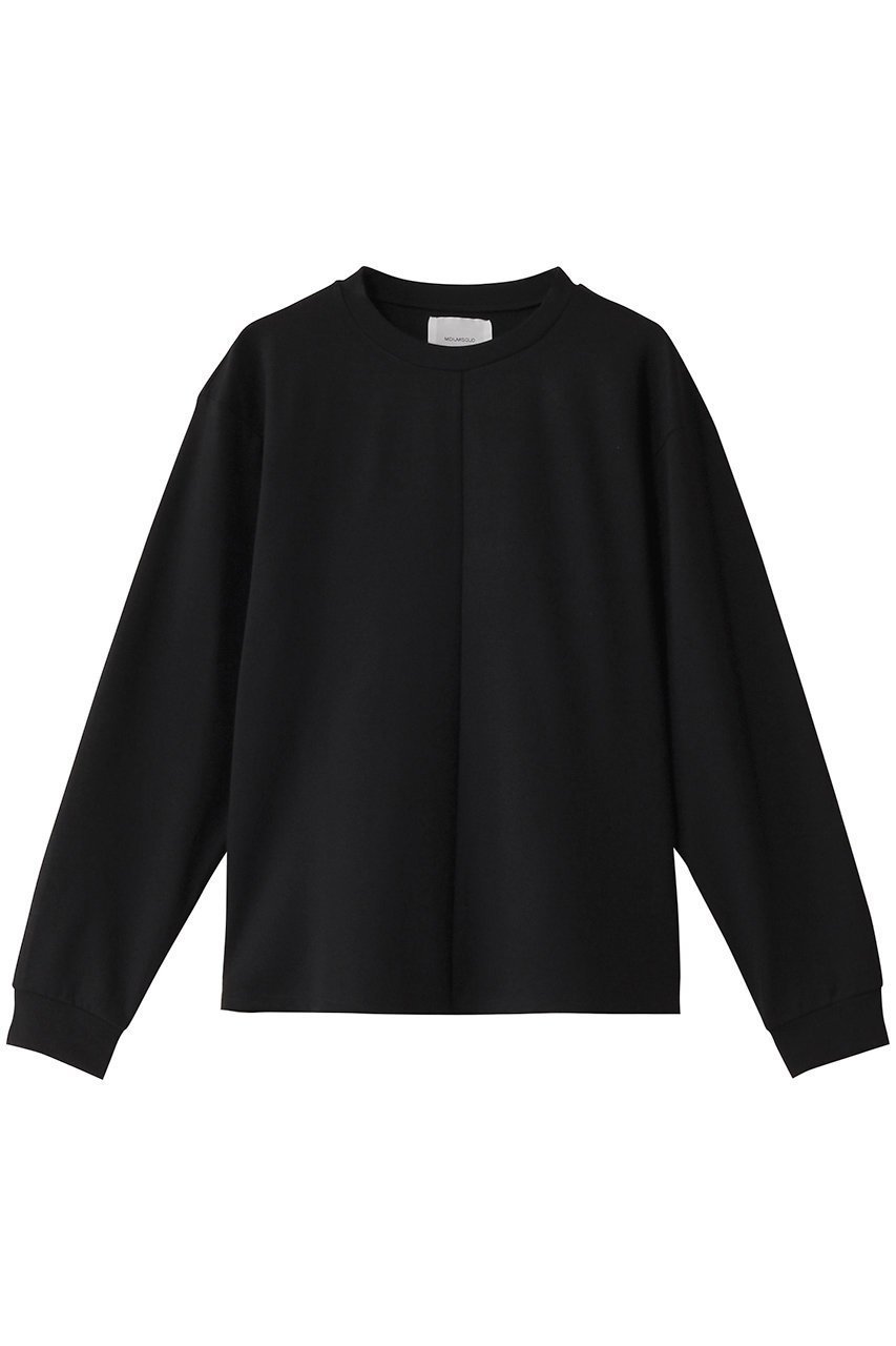 【ミディウミソリッド/MIDIUMISOLID】のfront seem long T.R Tシャツ インテリア・キッズ・メンズ・レディースファッション・服の通販 founy(ファニー) 　ファッション　Fashion　レディースファッション　Fashion for Women　トップス・カットソー　Cut & Sew Tops　シャツ・ブラウス・オフィスカジュアル　Elegant Blouses & Button-Ups　ロングTシャツ・Tシャツ　Longline T-Shirts & Tees　カットソー・ベーシックTシャツ　Cut-and-Sewn Tops / Stretch Tees & Basics　シンプル　Simple, Minimal　ストレッチ　Stretch, Stretchy Fabric　スリーブ　Sleeve, Long Sleeve / Short Sleeve　ファブリック　Fabric, Textile　ロング　Long, Long-Length　black|ID: prp329100004358441 ipo3291000000032883097
