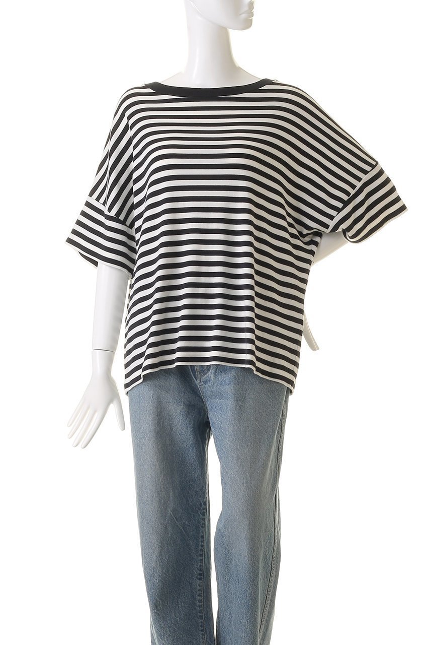 【シンゾーン/Shinzone】のフレンチストライプハーフスリーブTシャツ 人気、トレンドファッション・服の通販 founy(ファニー) 　ファッション　Fashion　レディースファッション　WOMEN　トップス・カットソー　Tops/Tshirt　シャツ/ブラウス　Shirts/Blouses　ロング / Tシャツ　T-Shirts　カットソー　Cut and Sewn　ショート　Short　ストライプ　Stripe　スリーブ　Sleeve　ハーフ　Half　リラックス　Relax　ワイド　Wide　定番　Standard　旅行　Travel　other-2|ID: prp329100004358447 ipo3291000000031344256
