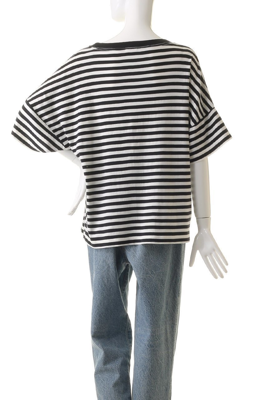 【シンゾーン/Shinzone】のフレンチストライプハーフスリーブTシャツ 人気、トレンドファッション・服の通販 founy(ファニー) 　ファッション　Fashion　レディースファッション　WOMEN　トップス・カットソー　Tops/Tshirt　シャツ/ブラウス　Shirts/Blouses　ロング / Tシャツ　T-Shirts　カットソー　Cut and Sewn　ショート　Short　ストライプ　Stripe　スリーブ　Sleeve　ハーフ　Half　リラックス　Relax　ワイド　Wide　定番　Standard　旅行　Travel　other-4|ID: prp329100004358447 ipo3291000000031344258