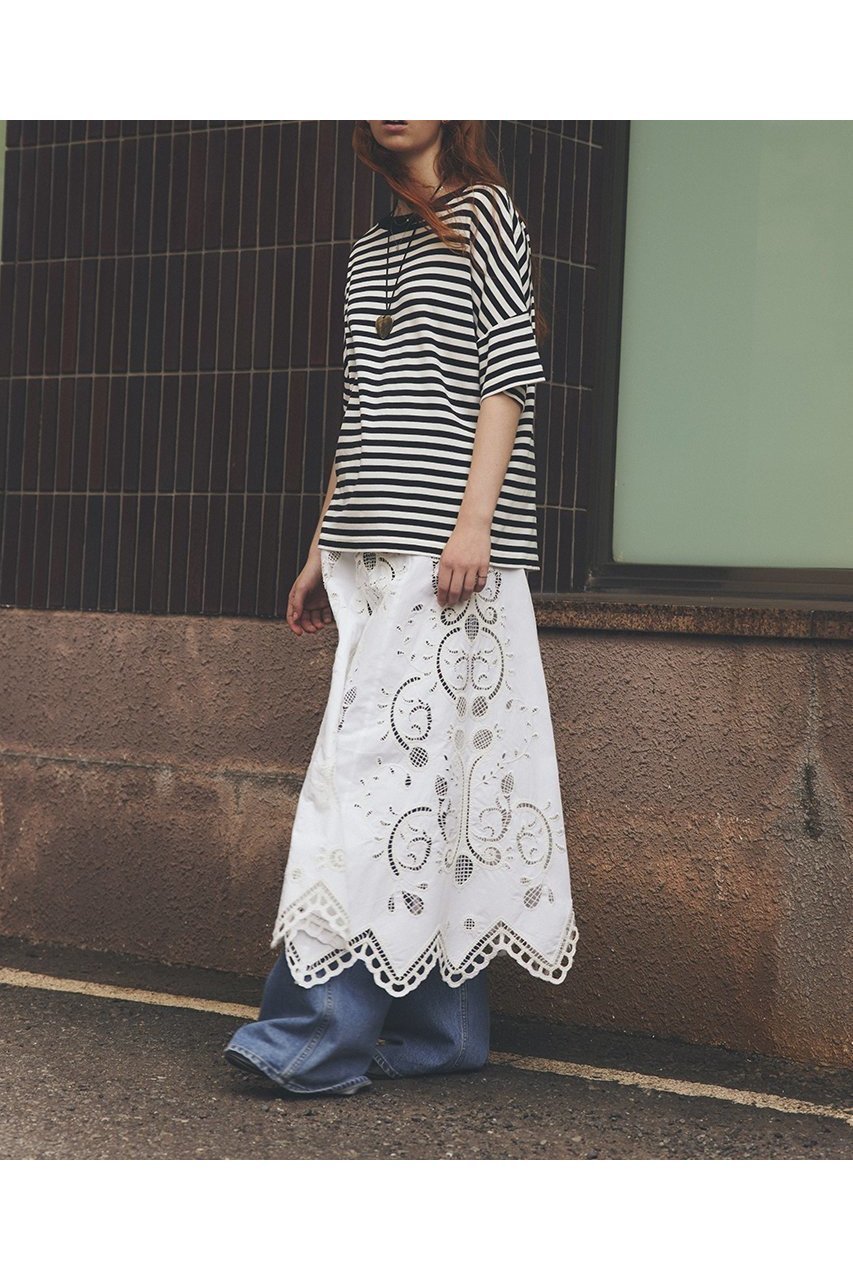 【シンゾーン/Shinzone】のフレンチストライプハーフスリーブTシャツ 人気、トレンドファッション・服の通販 founy(ファニー) 　ファッション　Fashion　レディースファッション　WOMEN　トップス・カットソー　Tops/Tshirt　シャツ/ブラウス　Shirts/Blouses　ロング / Tシャツ　T-Shirts　カットソー　Cut and Sewn　ショート　Short　ストライプ　Stripe　スリーブ　Sleeve　ハーフ　Half　リラックス　Relax　ワイド　Wide　定番　Standard　旅行　Travel　other-7|ID: prp329100004358447 ipo3291000000031344263