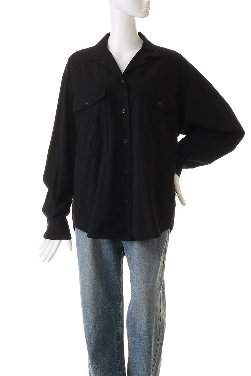 【シンゾーン/Shinzone】のオープンカラーシャツ 人気、トレンドファッション・服の通販 founy(ファニー) 　ファッション　Fashion　レディースファッション　WOMEN　トップス・カットソー　Tops/Tshirt　シャツ/ブラウス　Shirts/Blouses　スリーブ　Sleeve　ドレープ　Drape　ポケット　Pocket　ロング　Long　other-2|ID: prp329100004358449 ipo3291000000031344274