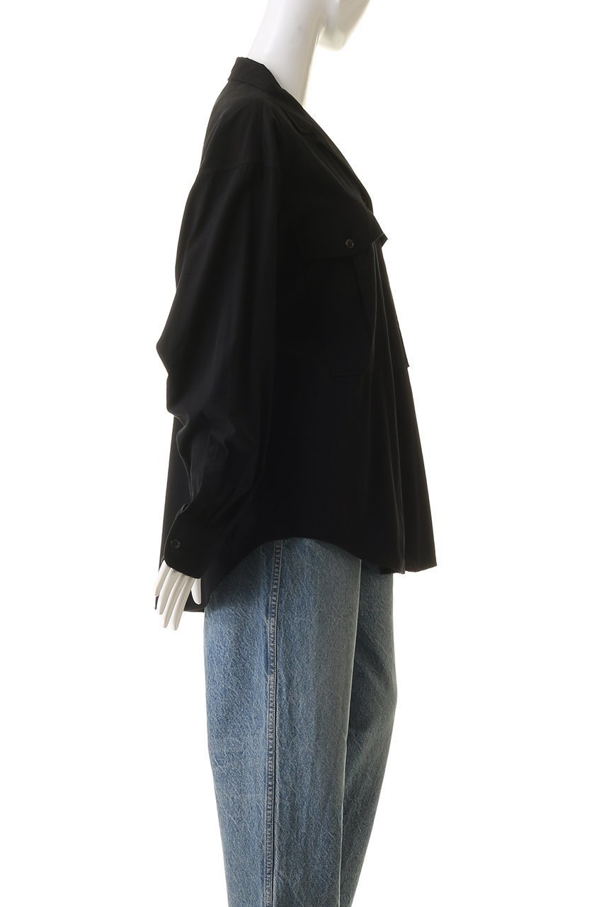 【シンゾーン/Shinzone】のオープンカラーシャツ 人気、トレンドファッション・服の通販 founy(ファニー) 　ファッション　Fashion　レディースファッション　WOMEN　トップス・カットソー　Tops/Tshirt　シャツ/ブラウス　Shirts/Blouses　スリーブ　Sleeve　ドレープ　Drape　ポケット　Pocket　ロング　Long　other-3|ID: prp329100004358449 ipo3291000000031344275