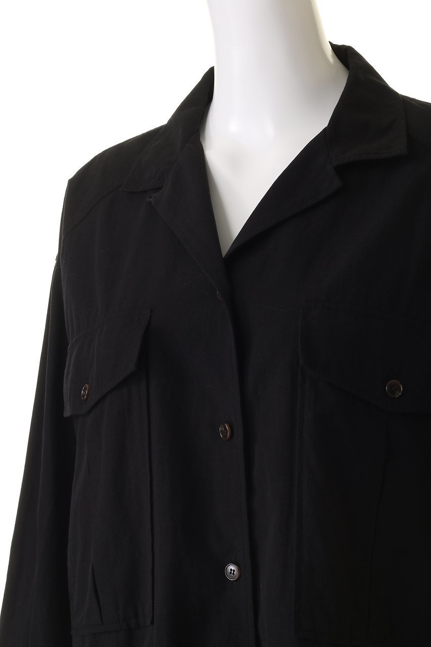 【シンゾーン/Shinzone】のオープンカラーシャツ 人気、トレンドファッション・服の通販 founy(ファニー) 　ファッション　Fashion　レディースファッション　WOMEN　トップス・カットソー　Tops/Tshirt　シャツ/ブラウス　Shirts/Blouses　スリーブ　Sleeve　ドレープ　Drape　ポケット　Pocket　ロング　Long　other-5|ID: prp329100004358449 ipo3291000000031344278