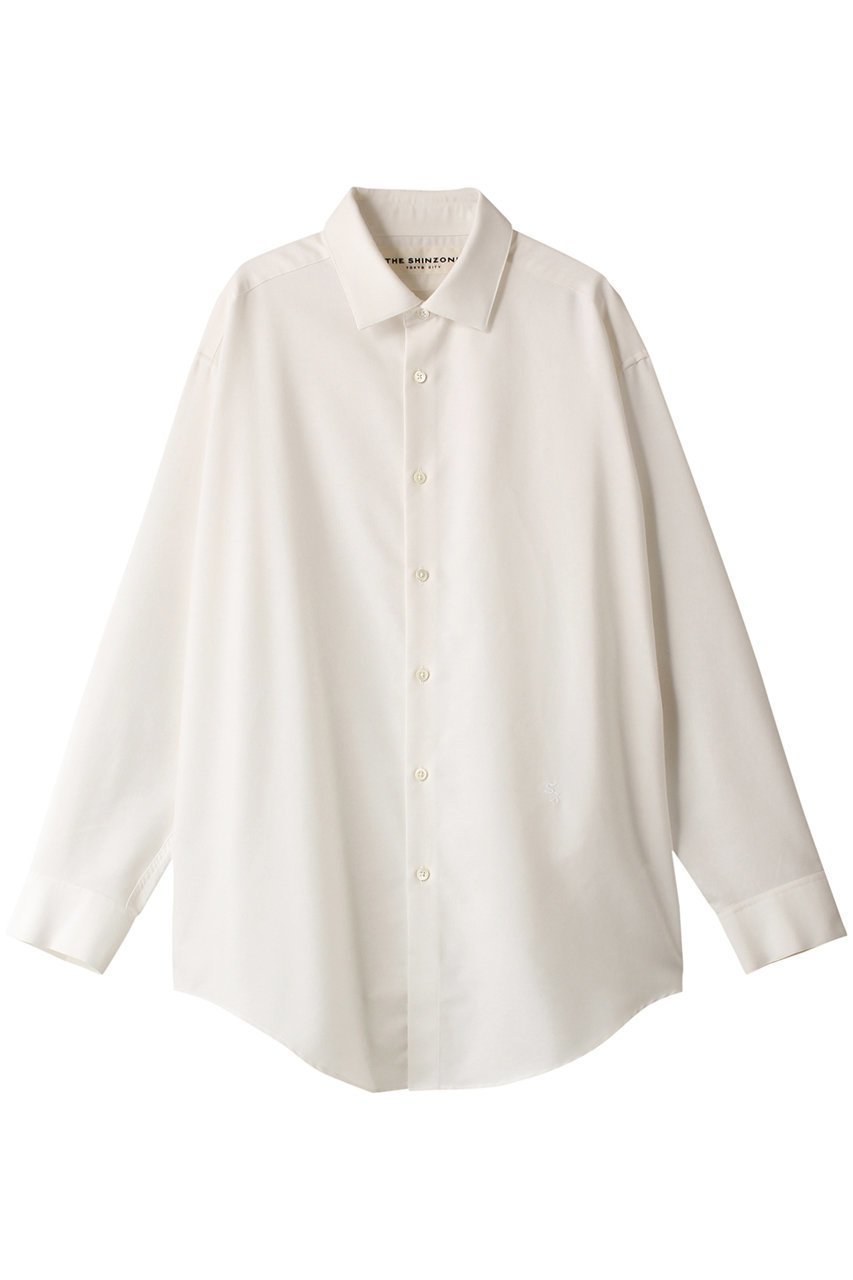 【シンゾーン/Shinzone】のオックスフォードドレスシャツ インテリア・キッズ・メンズ・レディースファッション・服の通販 founy(ファニー) 　ファッション　Fashion　レディースファッション　Fashion for Women　トップス・カットソー　Cut & Sew Tops　シャツ・ブラウス・オフィスカジュアル　Elegant Blouses & Button-Ups　ワンピース　Dresses　フォーマル・パーティードレス・結婚式用ドレス　Elegant & Casual Dresses　スリーブ　Sleeve, Long Sleeve / Short Sleeve　ドレス　Dress, One-Piece　ロング　Long, Long-Length　ビジネス 仕事 通勤　Business / Work / Commuting　定番　Standard, Basic Item　羽織　Haori, Light Jacket　ホワイト|ID: prp329100004358453 ipo3291000000032859926