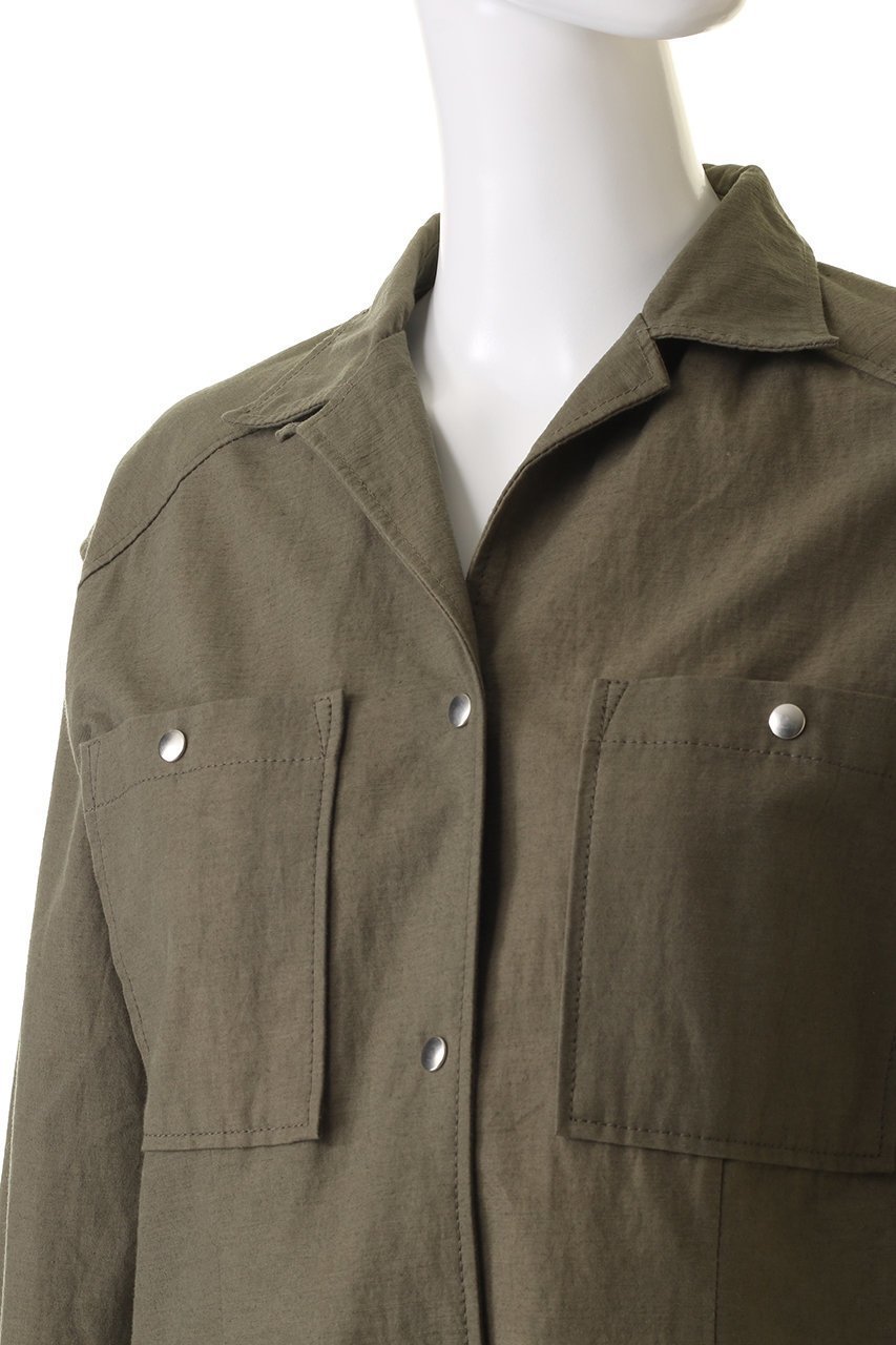 【シンゾーン/Shinzone】のサファリシャツ 人気、トレンドファッション・服の通販 founy(ファニー) 　ファッション　Fashion　レディースファッション　Fashion for Women　トップス・カットソー　Cut & Sew Tops　シャツ・ブラウス・オフィスカジュアル　Elegant Blouses & Button-Ups　スリーブ　Sleeve, Long Sleeve / Short Sleeve　ポケット　Pocket, Pocket Detail　リネン　Linen, Linen Fabric　ロング　Long, Long-Length　other-5|ID: prp329100004358462 ipo3291000000034955683