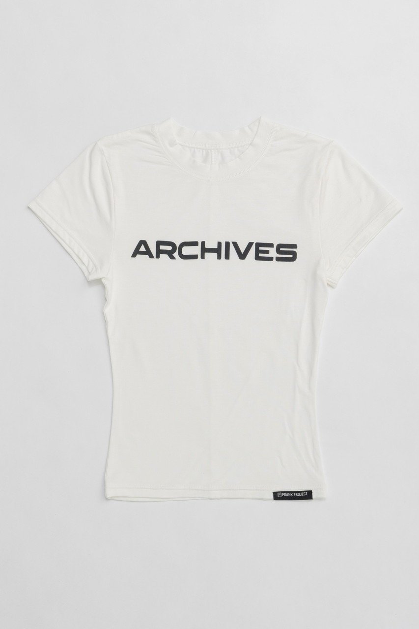 【プランク プロジェクト/PRANK PROJECT】の【2/1 0:00販売開始】コンパクトarchives-T / Compact Archives Tee インテリア・キッズ・メンズ・レディースファッション・服の通販 founy(ファニー) 　ファッション　Fashion　レディースファッション　WOMEN　トップス・カットソー　Tops/Tshirt　シャツ/ブラウス　Shirts/Blouses　ロング / Tシャツ　T-Shirts　カットソー　Cut and Sewn　2025年　2025　2025春夏・S/S　Ss,Spring/Summer,2025　コンパクト　Compact　ショート　Short　スリーブ　Sleeve　夏　Summer　春　Spring　S/S・春夏　Ss・Spring/Summer　WHT(ホワイト)|ID: prp329100004359674 ipo3291000000030474068