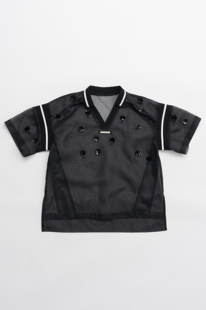 【プランク プロジェクト/PRANK PROJECT】のビジューユニフォームトップス / Bijou Uniform Top インテリア・キッズ・メンズ・レディースファッション・服の通販 founy(ファニー) https://founy.com/ ファッション Fashion レディースファッション WOMEN トップス・カットソー Tops/Tshirt シャツ/ブラウス Shirts/Blouses おすすめ Recommend インナー Inner ショート Short スリーブ Sleeve チュール Tulle ビジュー Bijou ミックス Mix リップ Lip |ID: prp329100004359676 ipo3291000000030474073