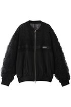 【プランク プロジェクト/PRANK PROJECT】のシャーリングレースブルゾン / Shirring Lace Blouson BLK(ブラック)|ID: prp329100004359677 ipo3291000000032957427