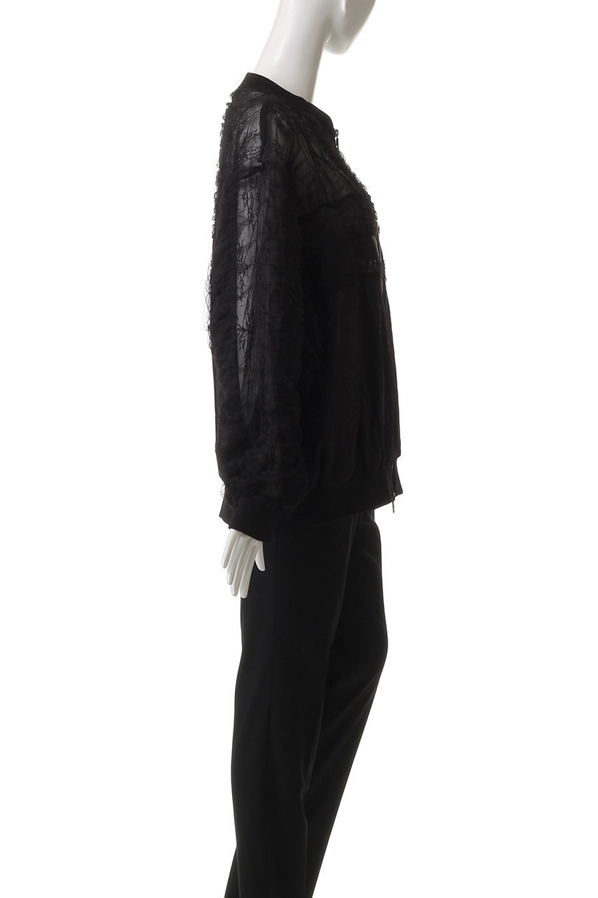 【プランク プロジェクト/PRANK PROJECT】のシャーリングレースブルゾン / Shirring Lace Blouson 人気、トレンドファッション・服の通販 founy(ファニー) 　ファッション　Fashion　レディースファッション　Fashion for Women　アウター　Coat / Outerwear Collection　レディースジャケット・軽アウター　Jackets　ブルゾンジャケット・スポーティアウター　Blouson Jackets　おすすめ　Recommended / Our Picks　インナー　Innerwear　エレガント 上品　Elegant　シャーリング　Shirring, Ruched　ジャケット　Jacket, Outerwear　スポーティ　Sporty, Casual Athletic　デニム　Denim, Jeans Material　パーカー　Hoodie, Parka　ブルゾン　Blouson, Bomber Jacket　レース　Lace, Lace Fabric　ワッシャー　Washer, Crinkled Finish　ヴィンテージ　Vintage Style　夏　Summer　other-3|ID: prp329100004359677 ipo3291000000032957437