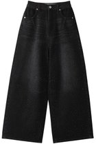 【プランク プロジェクト/PRANK PROJECT】のドロップビジューデニムパンツ BLK(ブラック)|ID: prp329100004359679 ipo3291000000034423081