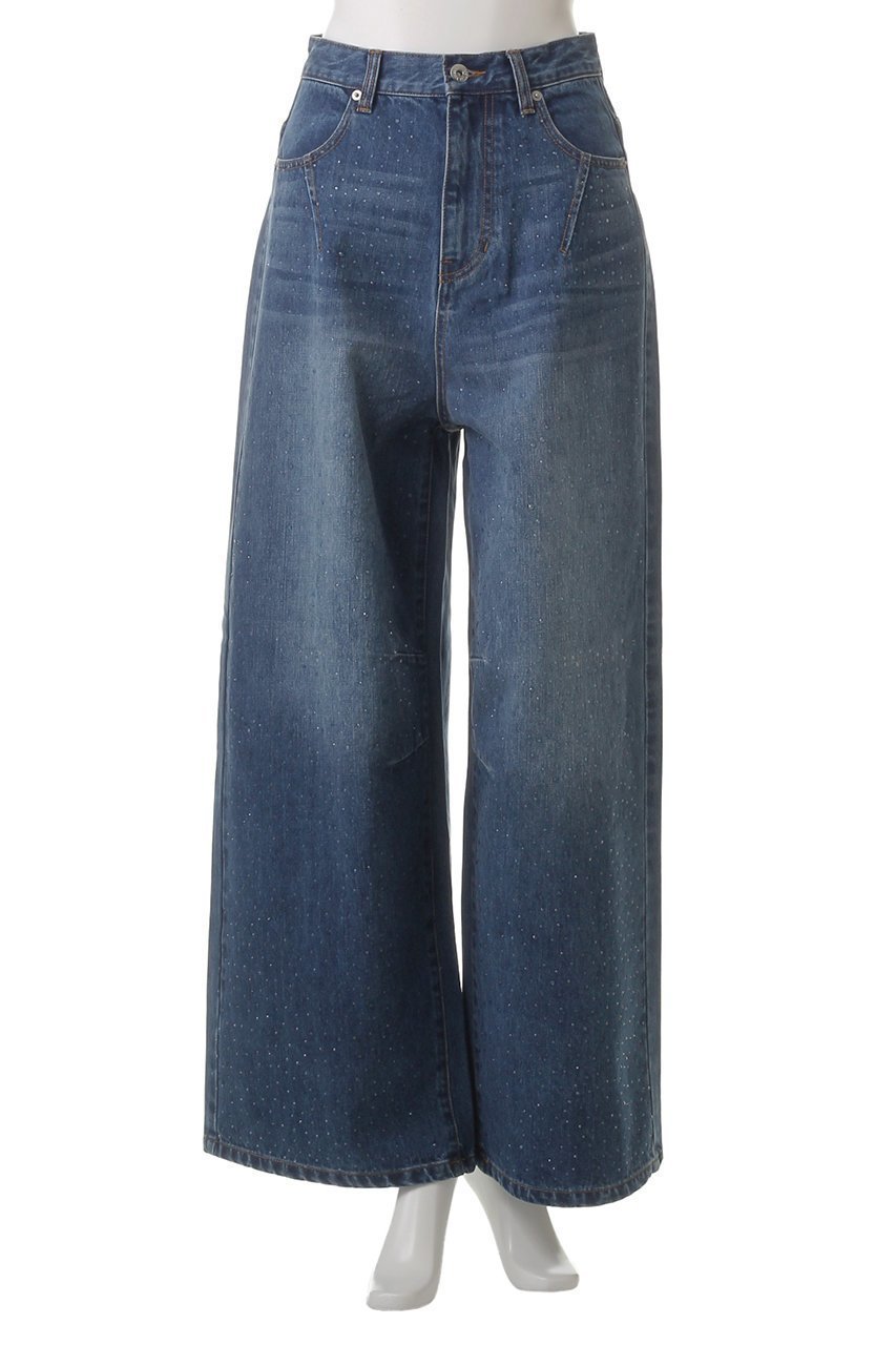 【プランク プロジェクト/PRANK PROJECT】のドロップビジューデニムパンツ 人気、トレンドファッション・服の通販 founy(ファニー) ファッション Fashion レディースファッション Fashion for Women パンツ Pants & Trousers デニムパンツ・ジーンズ・美脚デニム Denim Jeans & Pants おすすめ Recommended / Our Picks コンパクト Compact, Small Size シンプル Simple, Minimal ジャケット Jacket, Outerwear デニム Denim, Jeans Material ビジュー Bijou, Jewel-like Accent ヴィンテージ Vintage Style other-2|ID: prp329100004359679 ipo3291000000035838107