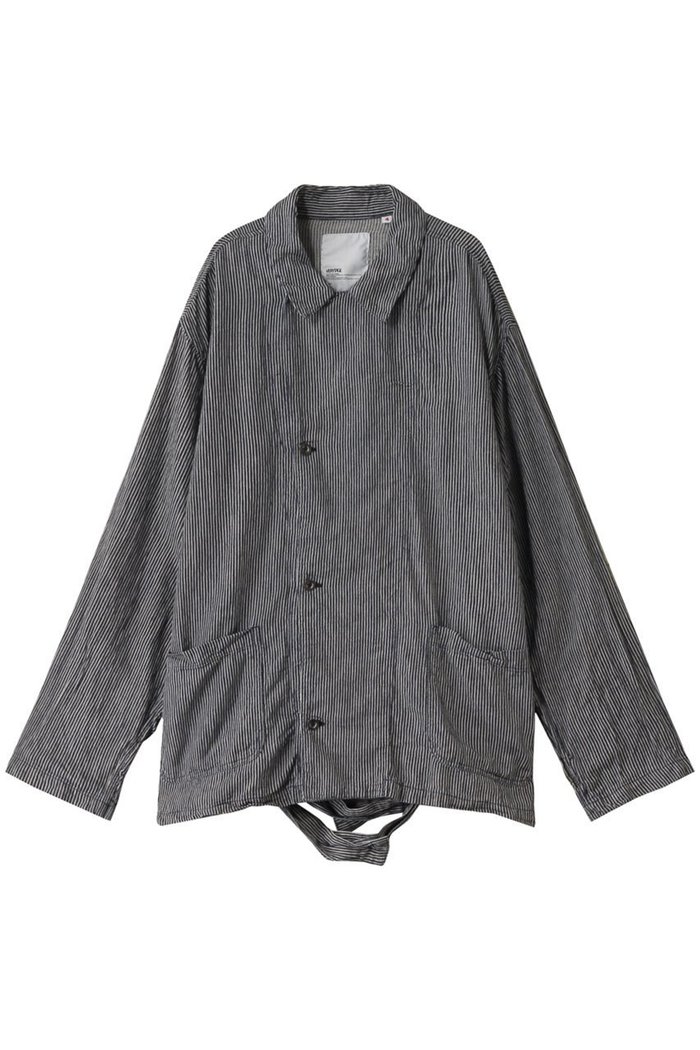 【ベリーテイジ/VERYTAGE / MEN】の【MEN】SWEDESPLIT ジャケット インテリア・キッズ・メンズ・レディースファッション・服の通販 founy(ファニー) https://founy.com/ ファッション Fashion メンズファッション Fashion for Men インナー Innerwear ジャケット Jacket, Outerwear スタイリッシュ Stylish, Fashionable ストライプ Stripe, Striped Pattern スリーブ Sleeve, Long Sleeve / Short Sleeve デニム Denim, Jeans Material フロント Front, Front Design リネン Linen, Linen Fabric ロング Long, Long-Length |ID: prp329100004359680 ipo3291000000032873408