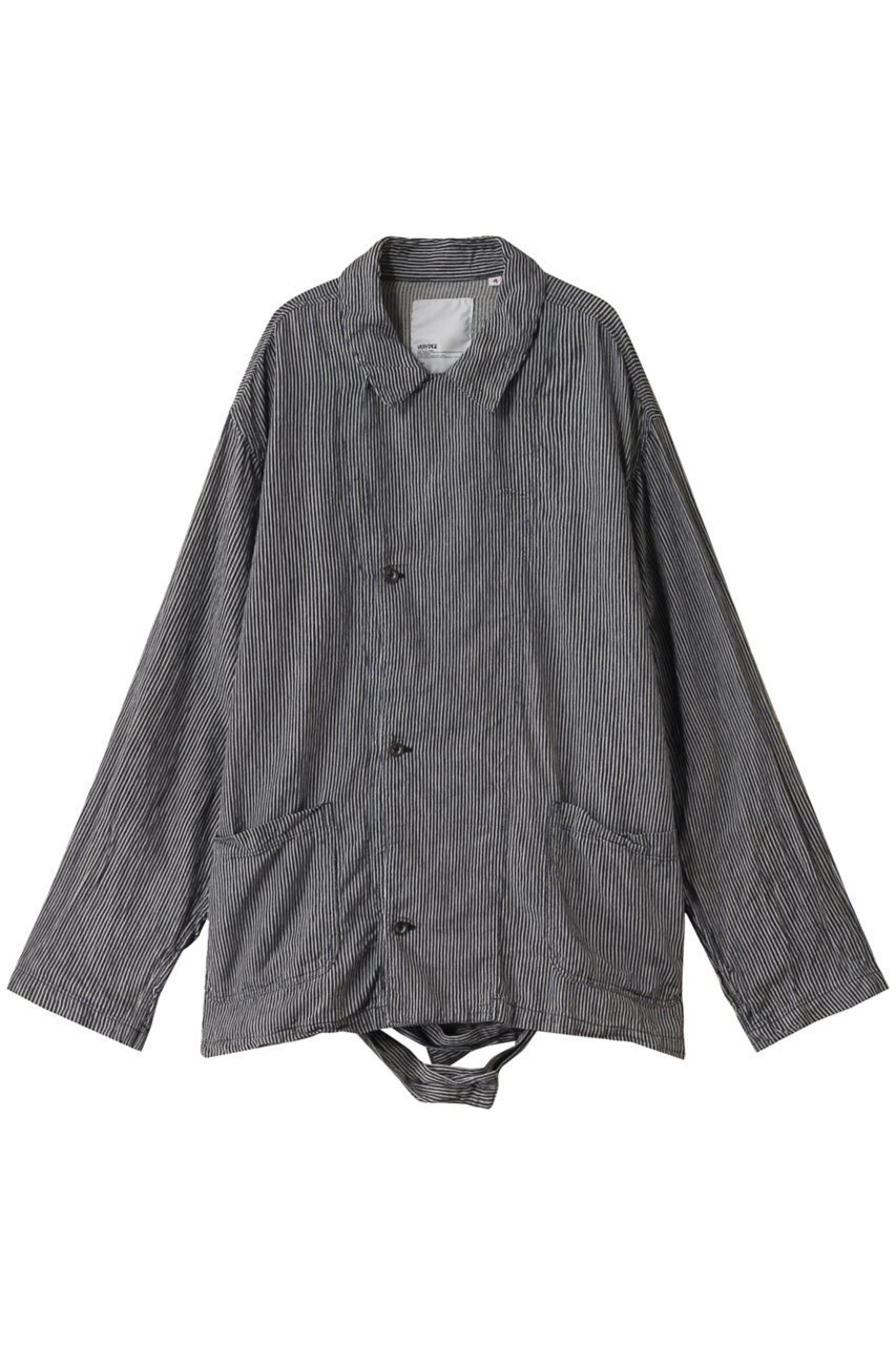 【ベリーテイジ/VERYTAGE / MEN】の【MEN】SWEDESPLIT ジャケット 人気、トレンドファッション・服の通販 founy(ファニー) 　ファッション　Fashion　メンズファッション　Fashion for Men　インナー　Innerwear　ジャケット　Jacket, Outerwear　スタイリッシュ　Stylish, Fashionable　ストライプ　Stripe, Striped Pattern　スリーブ　Sleeve, Long Sleeve / Short Sleeve　デニム　Denim, Jeans Material　フロント　Front, Front Design　リネン　Linen, Linen Fabric　ロング　Long, Long-Length　 other-1|ID: prp329100004359680 ipo3291000000032873408