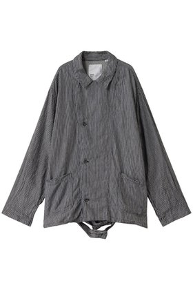 【ベリーテイジ/VERYTAGE / MEN】の【MEN】SWEDESPLIT ジャケット 人気、トレンドファッション・服の通販 founy(ファニー) ファッション Fashion メンズファッション Fashion for Men インナー Innerwear ジャケット Jacket, Outerwear スタイリッシュ Stylish, Fashionable ストライプ Stripe, Striped Pattern スリーブ Sleeve, Long Sleeve / Short Sleeve デニム Denim, Jeans Material フロント Front, Front Design リネン Linen, Linen Fabric ロング Long, Long-Length |ID:prp329100004359680