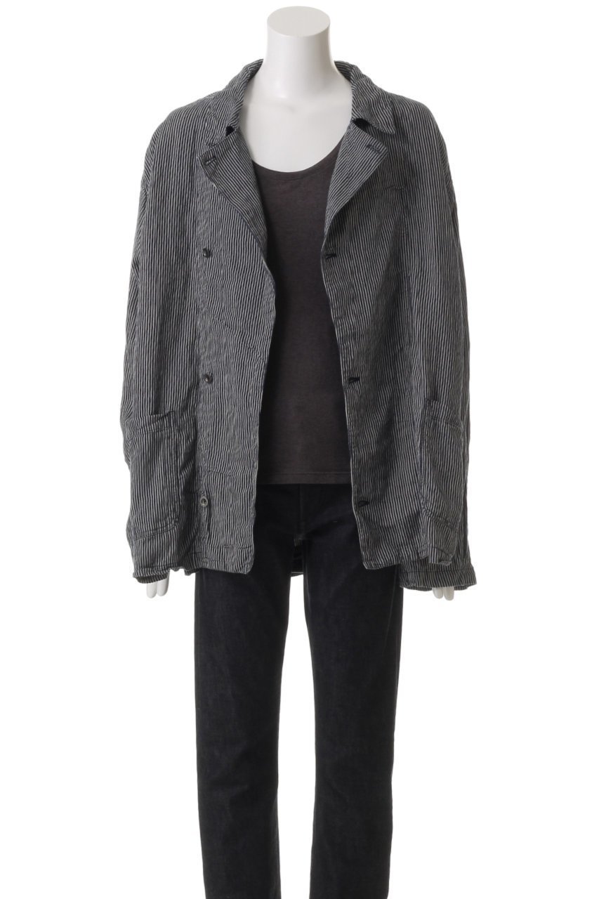 【ベリーテイジ/VERYTAGE / MEN】の【MEN】SWEDESPLIT ジャケット 人気、トレンドファッション・服の通販 founy(ファニー) ファッション Fashion メンズファッション Fashion for Men インナー Innerwear ジャケット Jacket, Outerwear スタイリッシュ Stylish, Fashionable ストライプ Stripe, Striped Pattern スリーブ Sleeve, Long Sleeve / Short Sleeve デニム Denim, Jeans Material フロント Front, Front Design リネン Linen, Linen Fabric ロング Long, Long-Length other-7|ID: prp329100004359680 ipo3291000000034958972