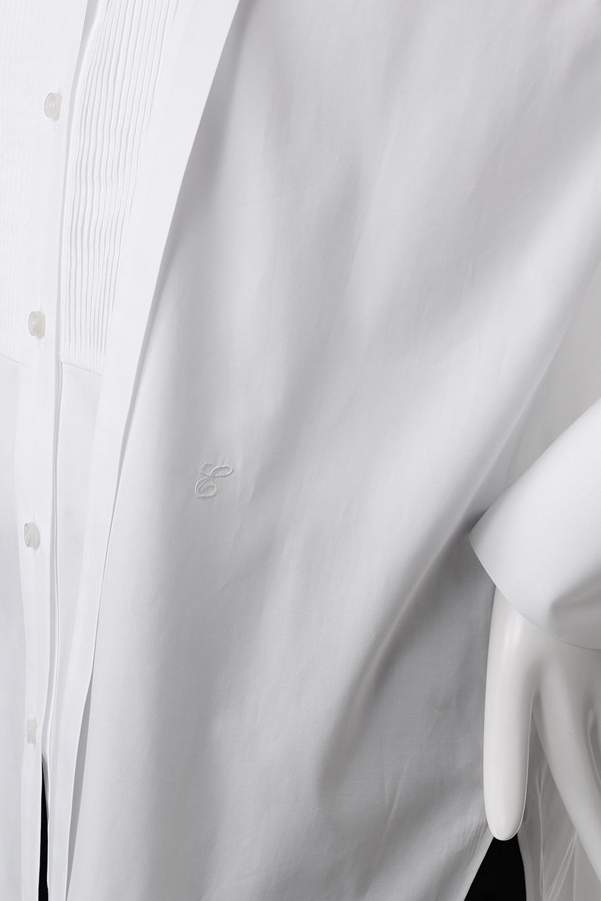 【エブール/ebure】のエッセンシャルコットン ボウタイバンドカラーシャツ 人気、トレンドファッション・服の通販 founy(ファニー) 　ファッション　Fashion　レディースファッション　Fashion for Women　トップス・カットソー　Cut & Sew Tops　シャツ・ブラウス・オフィスカジュアル　Elegant Blouses & Button-Ups　おすすめ　Recommended / Our Picks　インナー　Innerwear　ジャケット　Jacket, Outerwear　ストライプ　Stripe, Striped Pattern　スリーブ　Sleeve, Long Sleeve / Short Sleeve　デニム　Denim, Jeans Material　ロング　Long, Long-Length　other-6|ID: prp329100004359682 ipo3291000000035530581