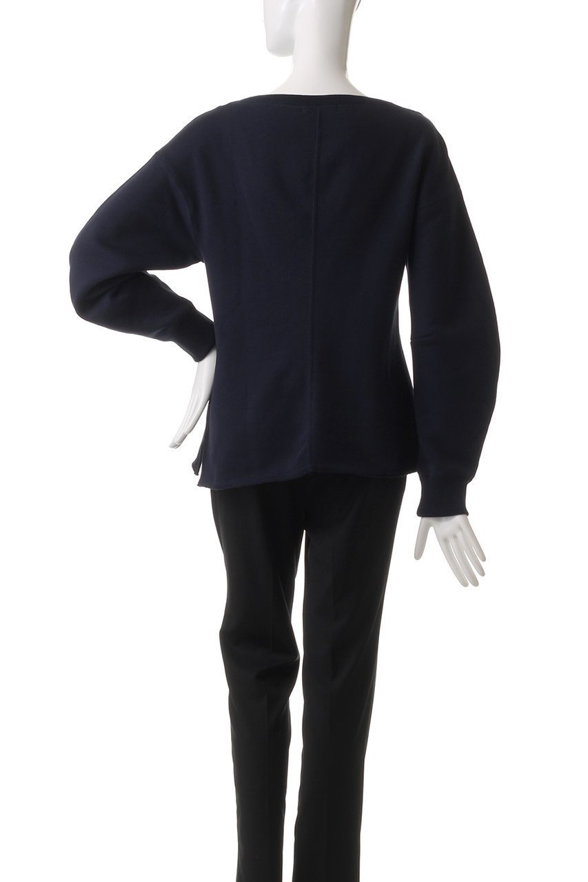 【エブール/ebure】のタンブラークリア裏毛 ボートネックカットソー 人気、トレンドファッション・服の通販 founy(ファニー) 　ファッション　Fashion　レディースファッション　Fashion for Women　トップス・カットソー　Cut & Sew Tops　シャツ・ブラウス・オフィスカジュアル　Elegant Blouses & Button-Ups　ロングTシャツ・Tシャツ　Longline T-Shirts & Tees　カットソー・ベーシックTシャツ　Cut-and-Sewn Tops / Stretch Tees & Basics　カットソー　Cut and Sewn Top　スリット　Slit, Slit Detail　スリーブ　Sleeve, Long Sleeve / Short Sleeve　タンブラー　Tumbler, Travel Mug　ロング　Long, Long-Length　other-4|ID: prp329100004359687 ipo3291000000032880992