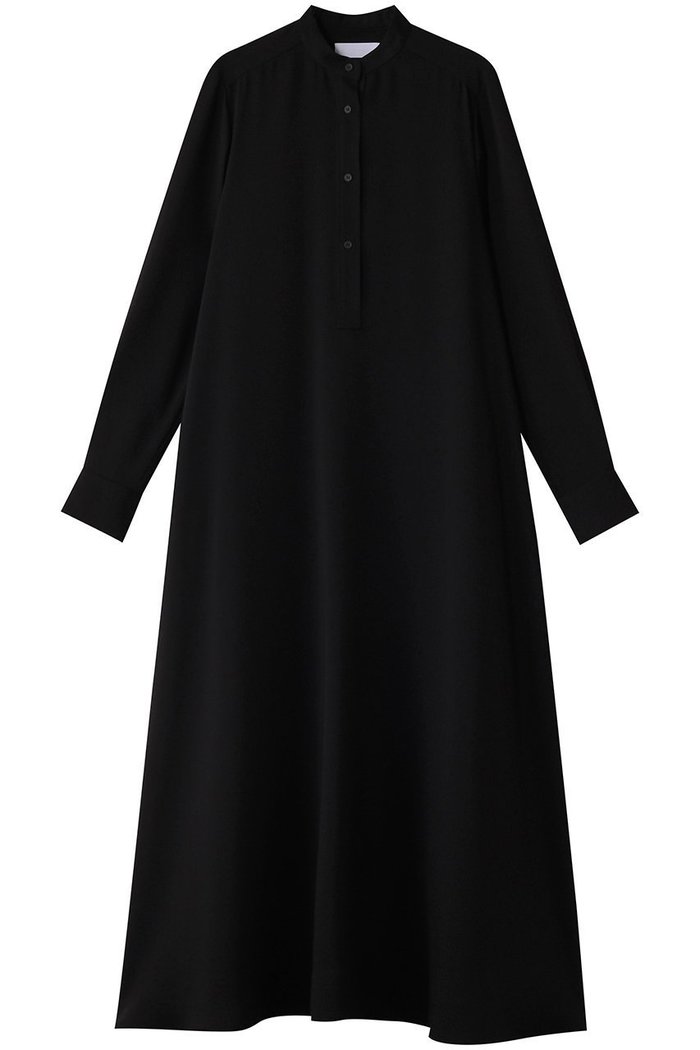 【グラフペーパー/Graphpaper】のSatin Band Collar Dress/ドレス インテリア・キッズ・メンズ・レディースファッション・服の通販 founy(ファニー) https://founy.com/ ファッション Fashion レディースファッション Fashion for Women ワンピース Dresses フォーマル・パーティードレス・結婚式用ドレス Elegant & Casual Dresses チュニック Tunic Tops & Dresses サテン Satin, Glossy Fabric シューズ Shoes, Footwear シンプル Simple, Minimal チュニック Tunic, Long Top ドレス Dress, One-Piece ドレープ Drape, Draping Fabric ロング Long, Long-Length エレガント 上品 Elegant |ID: prp329100004359695 ipo3291000000032881121