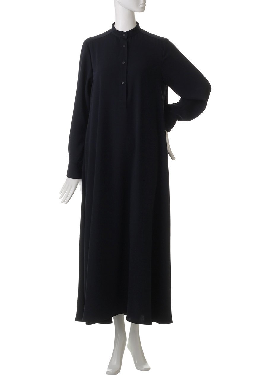 【グラフペーパー/Graphpaper】のSatin Band Collar Dress/ドレス 人気、トレンドファッション・服の通販 founy(ファニー) 　ファッション　Fashion　レディースファッション　Fashion for Women　ワンピース　Dresses　フォーマル・パーティードレス・結婚式用ドレス　Elegant & Casual Dresses　チュニック　Tunic Tops & Dresses　サテン　Satin, Glossy Fabric　シューズ　Shoes, Footwear　シンプル　Simple, Minimal　チュニック　Tunic, Long Top　ドレス　Dress, One-Piece　ドレープ　Drape, Draping Fabric　ロング　Long, Long-Length　エレガント 上品　Elegant　other-2|ID: prp329100004359695 ipo3291000000032881143
