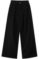 【グラフペーパー/Graphpaper】のSelvage Denim Two Tuck Wide Pants/パンツ ブラック(WASHED)|ID: prp329100004359697 ipo3291000000032930297