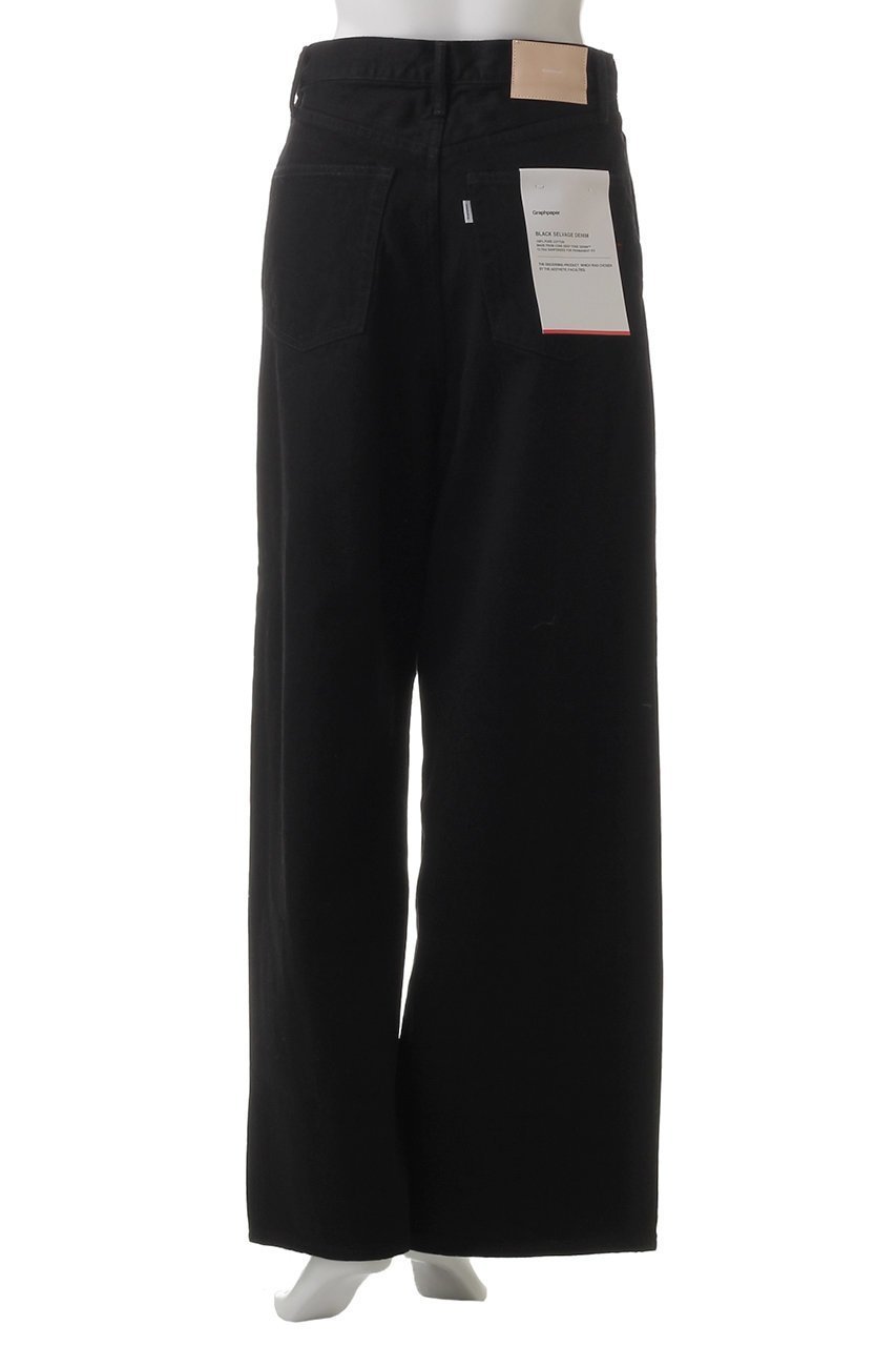 【グラフペーパー/Graphpaper】のSelvage Denim Two Tuck Wide Pants/パンツ 人気、トレンドファッション・服の通販 founy(ファニー) 　ファッション　Fashion　レディースファッション　Fashion for Women　パンツ　Pants & Trousers　デニムパンツ・ジーンズ・美脚デニム　Denim Jeans & Pants　シンプル　Simple, Minimal　テーパード　Tapered, Tapered Pants　デニム　Denim, Jeans Material　フォルム　Silhouette, Form　ワイド　Wide, Wide Fit　定番　Standard, Basic Item　other-4|ID: prp329100004359697 ipo3291000000035624945