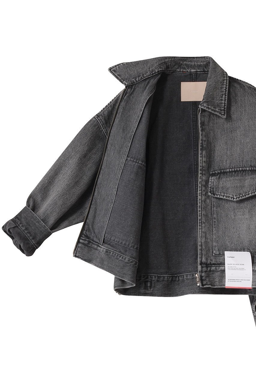 【グラフペーパー/Graphpaper】のSelvage Denim Zip Jacket/ジャケット 人気、トレンドファッション・服の通販 founy(ファニー) 　ファッション　Fashion　レディースファッション　Fashion for Women　アウター　Coat / Outerwear Collection　レディースジャケット・軽アウター　Jackets　インナー　Innerwear　コンパクト　Compact, Small Size　ショルダー　Shoulder, Shoulder Strap　ジャケット　Jacket, Outerwear　スリーブ　Sleeve, Long Sleeve / Short Sleeve　ドロップ　Drop Shoulder, Dropped Style　バランス　Balance, Style Balance　ポケット　Pocket, Pocket Detail　other-6|ID: prp329100004359700 ipo3291000000032916594
