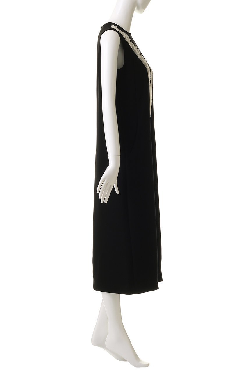 【ロキト/LOKITHO】のレースVネックノースリーブドレス 人気、トレンドファッション・服の通販 founy(ファニー) 　ファッション　Fashion　レディースファッション　Fashion for Women　ワンピース　Dresses　フォーマル・パーティードレス・結婚式用ドレス　Elegant & Casual Dresses　チュニック　Tunic Tops & Dresses　ストレート　Straight, Straight Cut　チュニック　Tunic, Long Top　ドレス　Dress, One-Piece　ノースリーブ　Sleeveless, No-Sleeve　レース　Lace, Lace Fabric　ロング　Long, Long-Length　エレガント 上品　Elegant　other-3|ID: prp329100004359702 ipo3291000000032881183