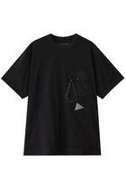 【アンドワンダー/and wander】の【UNISEX】pocket Tシャツ ブラック|ID:prp329100004359703