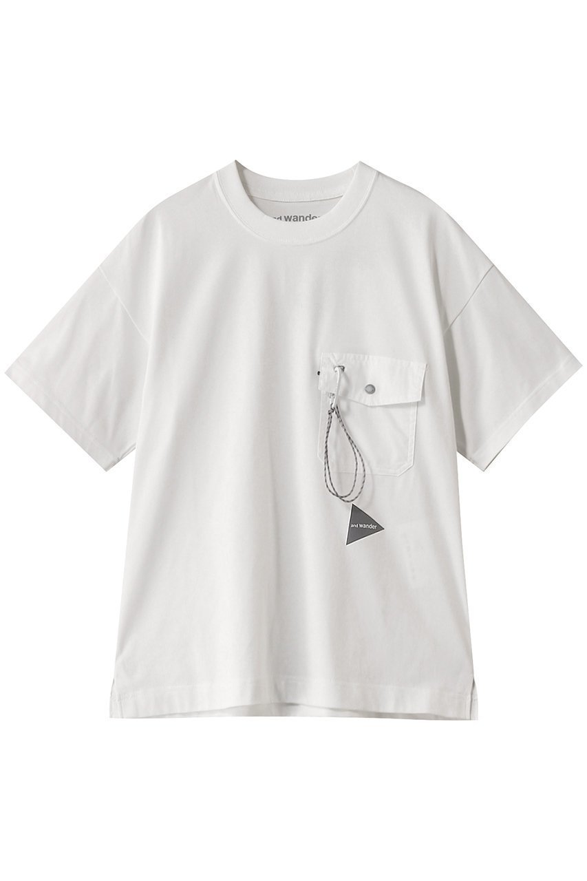 【アンドワンダー/and wander】の【UNISEX】pocket Tシャツ インテリア・キッズ・メンズ・レディースファッション・服の通販 founy(ファニー) 　ファッション　Fashion　レディースファッション　WOMEN　トップス・カットソー　Tops/Tshirt　シャツ/ブラウス　Shirts/Blouses　ロング / Tシャツ　T-Shirts　カットソー　Cut and Sewn　2025年　2025　2025春夏・S/S　Ss,Spring/Summer,2025　ユニセックス　Unisex　ショート　Short　スリーブ　Sleeve　ハーフ　Half　ベーシック　Basic　ポケット　Pocket　夏　Summer　春　Spring　S/S・春夏　Ss・Spring/Summer　オフホワイト|ID: prp329100004359703 ipo3291000000030474155