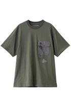 【アンドワンダー/and wander】の【UNISEX】pocket Tシャツ セージ|ID: prp329100004359703 ipo3291000000032880639