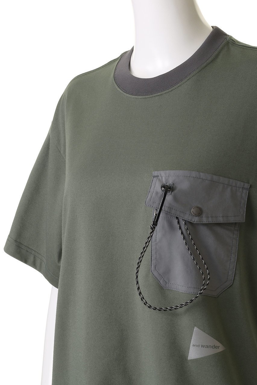 【アンドワンダー/and wander】の【UNISEX】pocket Tシャツ 人気、トレンドファッション・服の通販 founy(ファニー) 　ファッション　Fashion　レディースファッション　Fashion for Women　トップス・カットソー　Cut & Sew Tops　シャツ・ブラウス・オフィスカジュアル　Elegant Blouses & Button-Ups　ロングTシャツ・Tシャツ　Longline T-Shirts & Tees　カットソー・ベーシックTシャツ　Cut-and-Sewn Tops / Stretch Tees & Basics　ユニセックス　Unisex, Genderless　ショート　Short, Short Length　スリーブ　Sleeve, Long Sleeve / Short Sleeve　ハーフ　Half, Half-Length　ベーシック　Basic, Essential　ポケット　Pocket, Pocket Detail　other-5|ID: prp329100004359703 ipo3291000000032880663