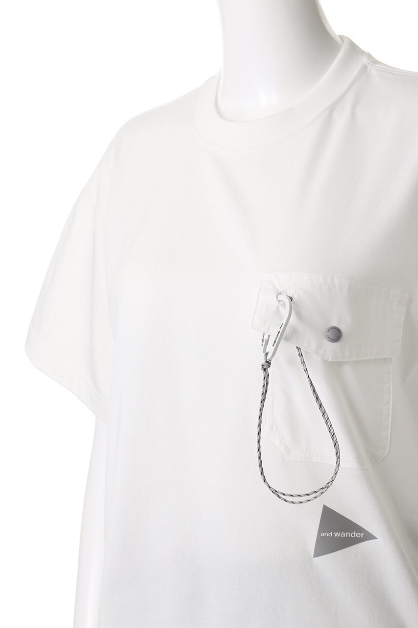 【アンドワンダー/and wander】の【UNISEX】pocket Tシャツ 人気、トレンドファッション・服の通販 founy(ファニー) 　ファッション　Fashion　レディースファッション　Fashion for Women　トップス・カットソー　Cut & Sew Tops　シャツ・ブラウス・オフィスカジュアル　Elegant Blouses & Button-Ups　ロングTシャツ・Tシャツ　Longline T-Shirts & Tees　カットソー・ベーシックTシャツ　Cut-and-Sewn Tops / Stretch Tees & Basics　ユニセックス　Unisex, Genderless　ショート　Short, Short Length　スリーブ　Sleeve, Long Sleeve / Short Sleeve　ハーフ　Half, Half-Length　ベーシック　Basic, Essential　ポケット　Pocket, Pocket Detail　other-5|ID: prp329100004359703 ipo3291000000034953891