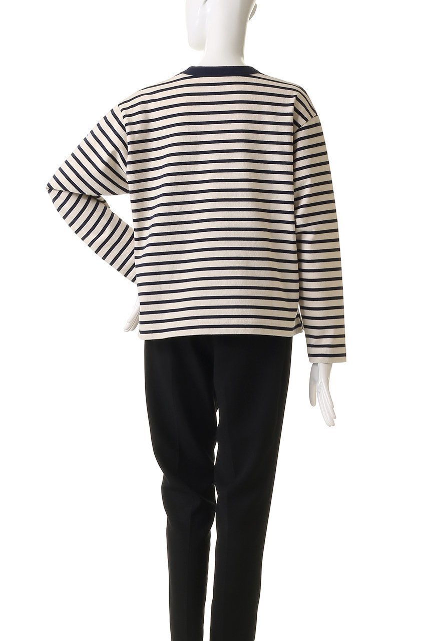 【アンドワンダー/and wander】の【UNISEX】ORCIVAL ロングスリーブ Tシャツ 人気、トレンドファッション・服の通販 founy(ファニー) 　ファッション　Fashion　レディースファッション　Fashion for Women　トップス・カットソー　Cut & Sew Tops　シャツ・ブラウス・オフィスカジュアル　Elegant Blouses & Button-Ups　ロングTシャツ・Tシャツ　Longline T-Shirts & Tees　カットソー・ベーシックTシャツ　Cut-and-Sewn Tops / Stretch Tees & Basics　ユニセックス　Unisex, Genderless　シンプル　Simple, Minimal　スリーブ　Sleeve, Long Sleeve / Short Sleeve　ボーダー　Border, Stripe　ポケット　Pocket, Pocket Detail　リュクス　Luxury, Elegant, High-End, Chic　ロング　Long, Long-Length　other-4|ID: prp329100004359704 ipo3291000000032880699
