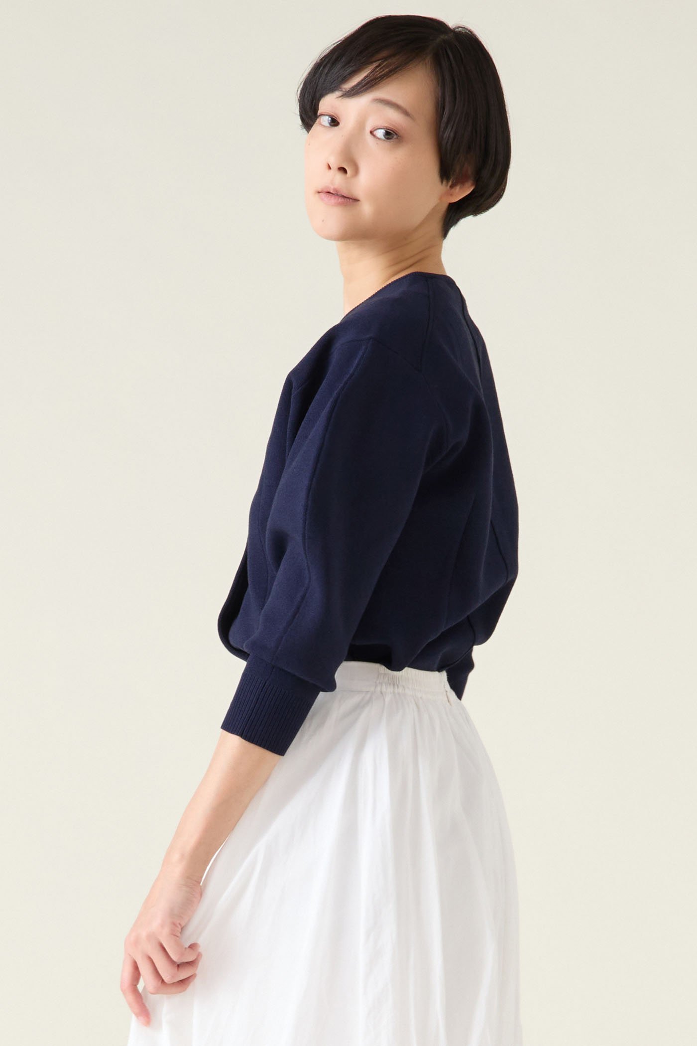 【マルティニーク/martinique】のセミハードコットンカーディガン 人気、トレンドファッション・服の通販 founy(ファニー) 　ファッション　Fashion　レディースファッション　Fashion for Women　トップス・カットソー　Cut & Sew Tops　ニット　Knit Tops & Sweaters　カーディガン・羽織り　Layered Style Cardigans　おすすめ　Recommended / Our Picks　カーディガン　Cardigan, Knitwear　ジャケット　Jacket, Outerwear　ストレッチ　Stretch, Stretchy Fabric　スリーブ　Sleeve, Long Sleeve / Short Sleeve　再入荷　Restock / Back in Stock　other-2|ID: prp329100004359708 ipo3291000000035040998