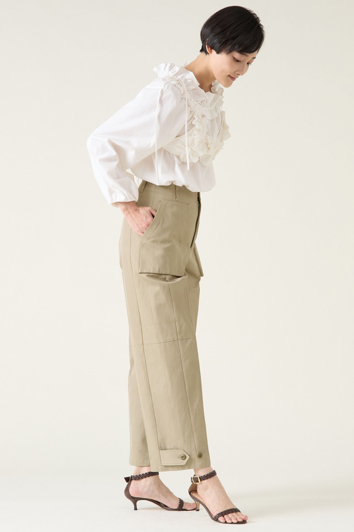 【マルティニーク/martinique】のクリーンチノカーゴパンツ 人気、トレンドファッション・服の通販 founy(ファニー) 　ファッション　Fashion　レディースファッション　WOMEN　パンツ　Pants　おすすめ　Recommend　カーゴパンツ　Cargo Pants　コンパクト　Compact　エレガント 上品　Elegant　other-6|ID: prp329100004359712 ipo3291000000031342327