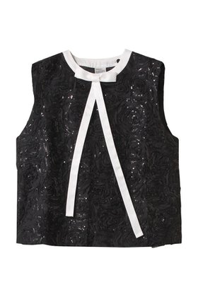 【プルミエ アロンディスモン/1er Arrondissement】の【BAUN UND PFERDGARTEN】ブラウス 人気、トレンドファッション・服の通販 founy(ファニー) ファッション Fashion レディースファッション Fashion for Women トップス・カットソー Cut & Sew Tops キャミソール&ノースリーブ Camisoles & Sleeveless Tops シャツ・ブラウス・オフィスカジュアル Elegant Blouses & Button-Ups アシンメトリー Asymmetrical Style エレガント 上品 Elegant スパンコール Sequins, Sequin Embellishment ノースリーブ Sleeveless, No-Sleeve パーティ Party, Party Style フラワー Flower, Floral フロント Front, Front Design マニッシュ Mannish, Boyish ラグジュアリー Luxury, Elegant リボン Ribbon, Bow |ID:prp329100004359719