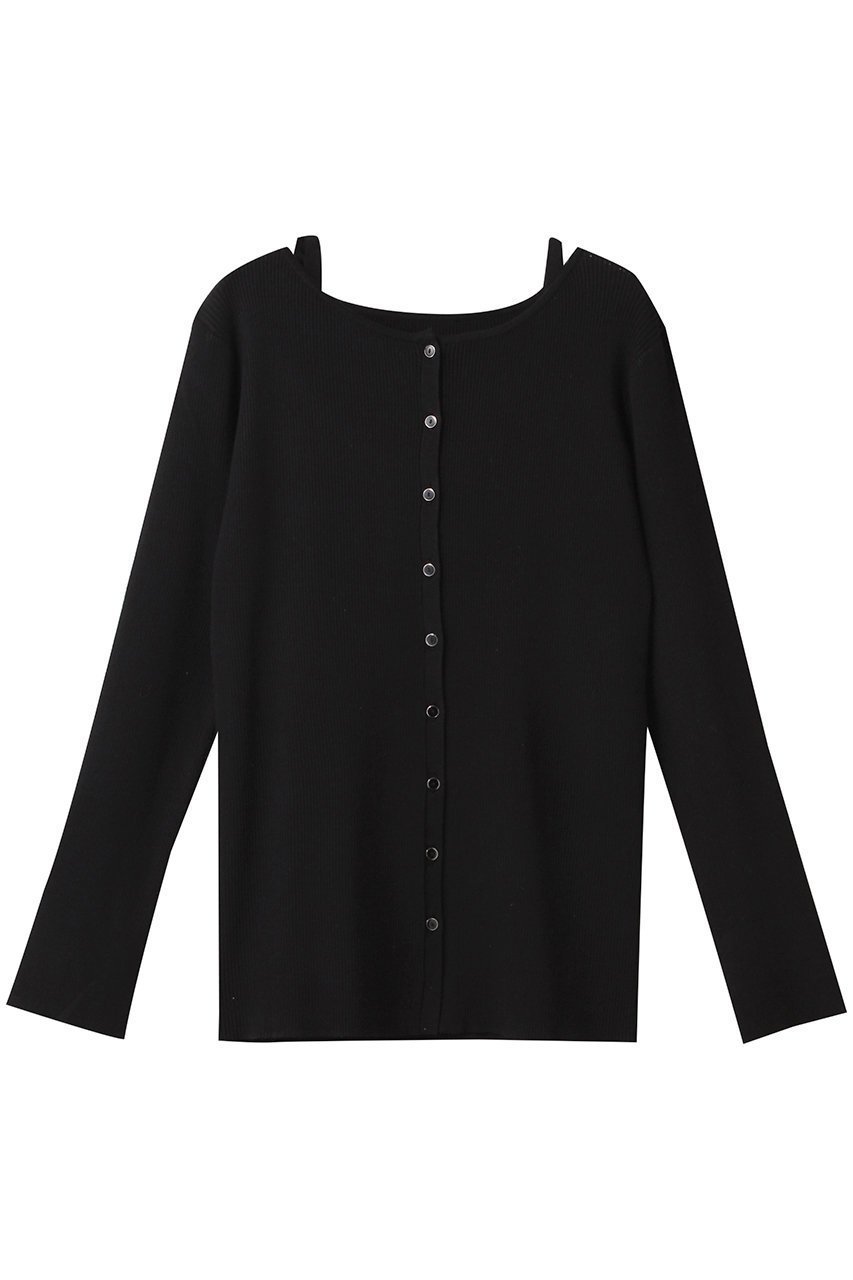 【アルアバイル/allureville】のマルチレイヤードセット インテリア・キッズ・メンズ・レディースファッション・服の通販 founy(ファニー) 　ファッション　Fashion　レディースファッション　Fashion for Women　トップス・カットソー　Cut & Sew Tops　ニット　Knit Tops & Sweaters　カジュアルプルオーバー・ニットトップス　Pullovers & Knit Tops / Casual Pullovers　カーディガン　Cardigan, Knitwear　キャミソール　Camisole, Spaghetti Strap Top　シンプル　Simple, Minimal　ブラック|ID: prp329100004359723 ipo3291000000032951113