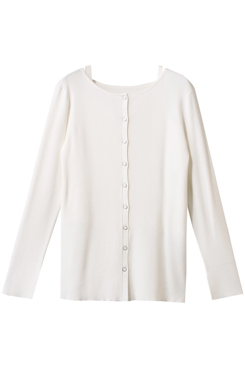 【アルアバイル/allureville】のマルチレイヤードセット インテリア・キッズ・メンズ・レディースファッション・服の通販 founy(ファニー) 　ファッション　Fashion　レディースファッション　Fashion for Women　トップス・カットソー　Cut & Sew Tops　ニット　Knit Tops & Sweaters　カジュアルプルオーバー・ニットトップス　Pullovers & Knit Tops / Casual Pullovers　カーディガン　Cardigan, Knitwear　キャミソール　Camisole, Spaghetti Strap Top　シンプル　Simple, Minimal　再入荷　Restock / Back in Stock　オフホワイト|ID: prp329100004359723 ipo3291000000035054464