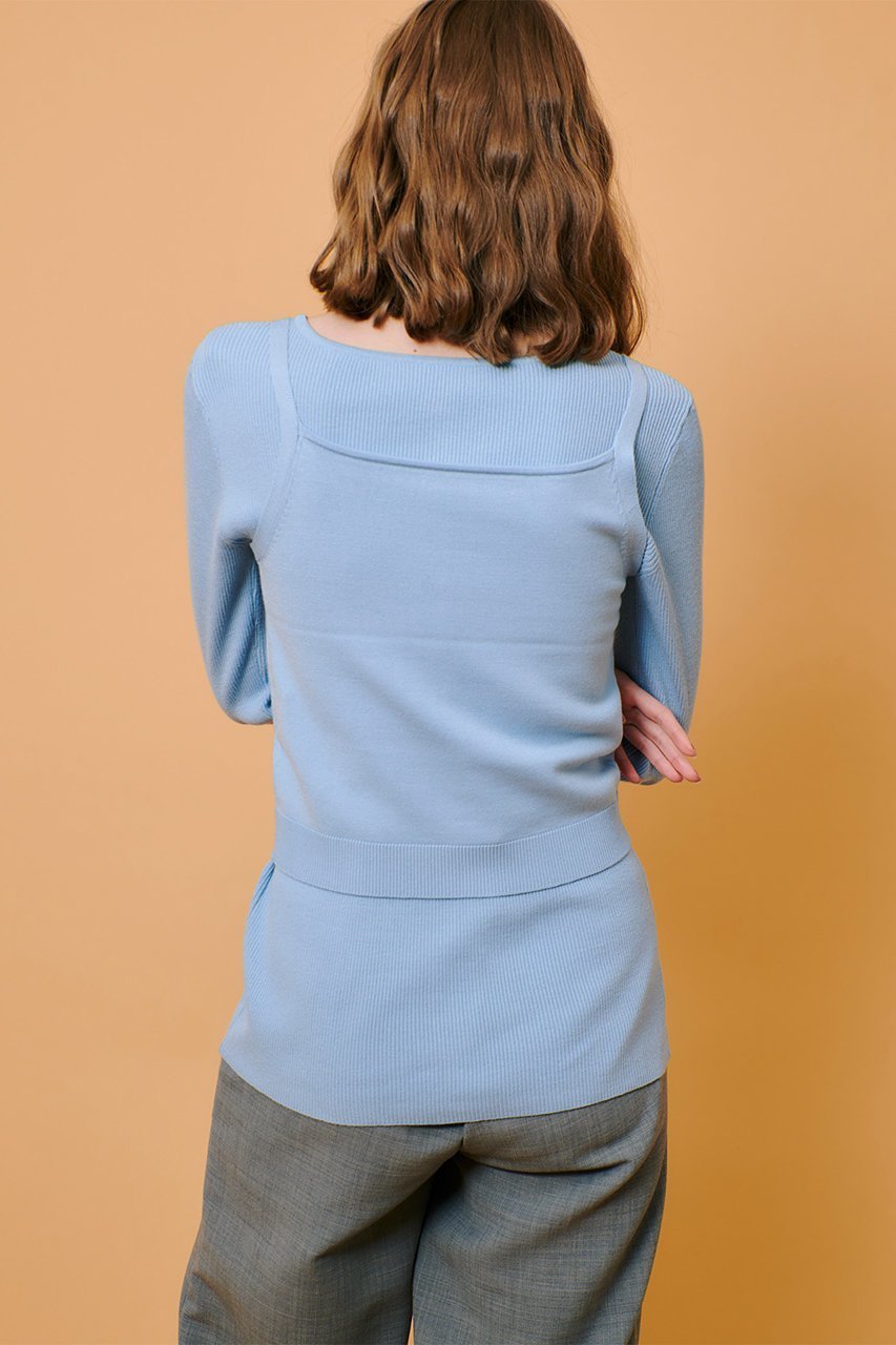 【アルアバイル/allureville】のマルチレイヤードセット 人気、トレンドファッション・服の通販 founy(ファニー) 　ファッション　Fashion　レディースファッション　Fashion for Women　トップス・カットソー　Cut & Sew Tops　ニット　Knit Tops & Sweaters　カジュアルプルオーバー・ニットトップス　Pullovers & Knit Tops / Casual Pullovers　カーディガン　Cardigan, Knitwear　キャミソール　Camisole, Spaghetti Strap Top　シンプル　Simple, Minimal　other-8|ID: prp329100004359723 ipo3291000000036028622