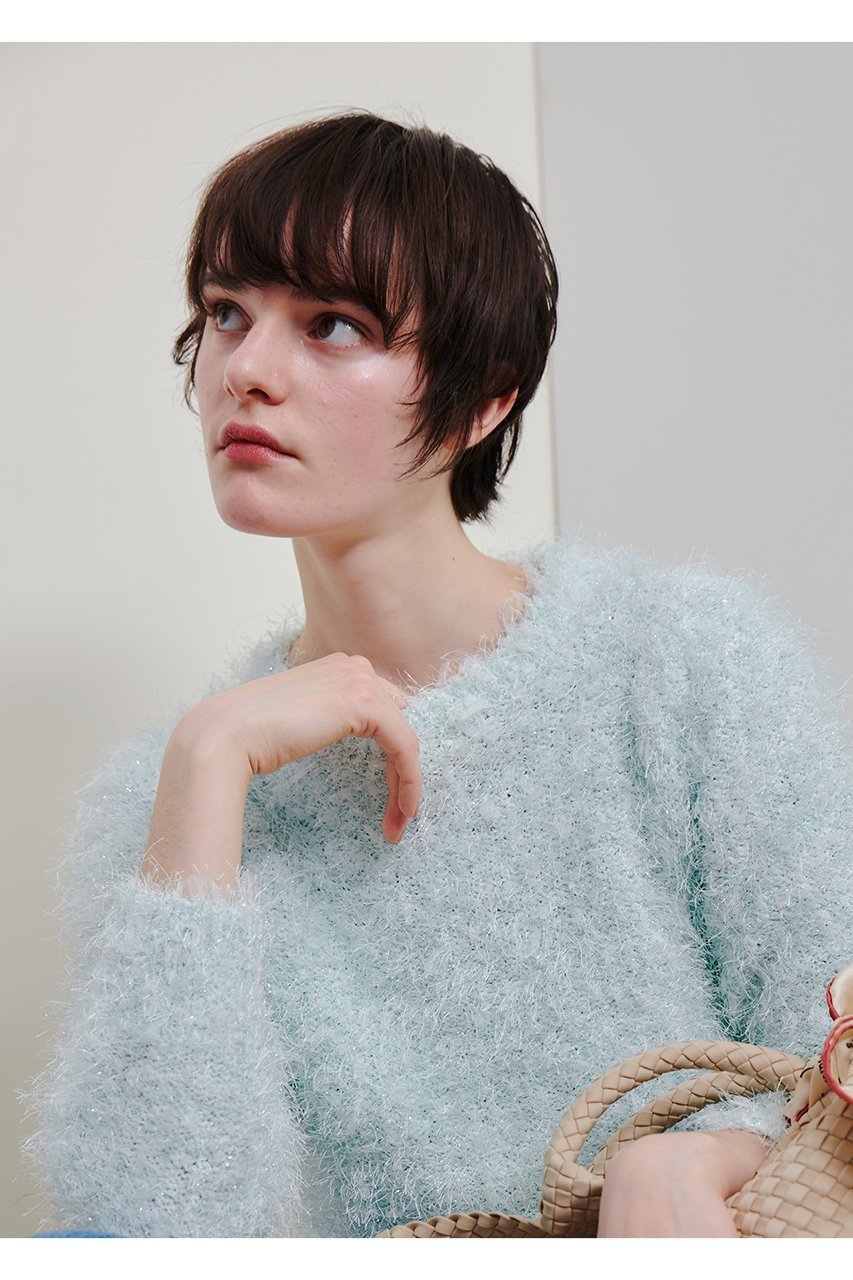 【アルアバイル/allureville】のシャギープルオーバー 人気、トレンドファッション・服の通販 founy(ファニー) 　ファッション　Fashion　レディースファッション　WOMEN　トップス・カットソー　Tops/Tshirt　ニット　Knit Tops　プルオーバー　Pullover　シンプル　Simple　スリム　Slim　バランス　Balance　フェミニン　Feminine　リラックス　Relax　ワイド　Wide　other-6|ID: prp329100004359724 ipo3291000000031342423