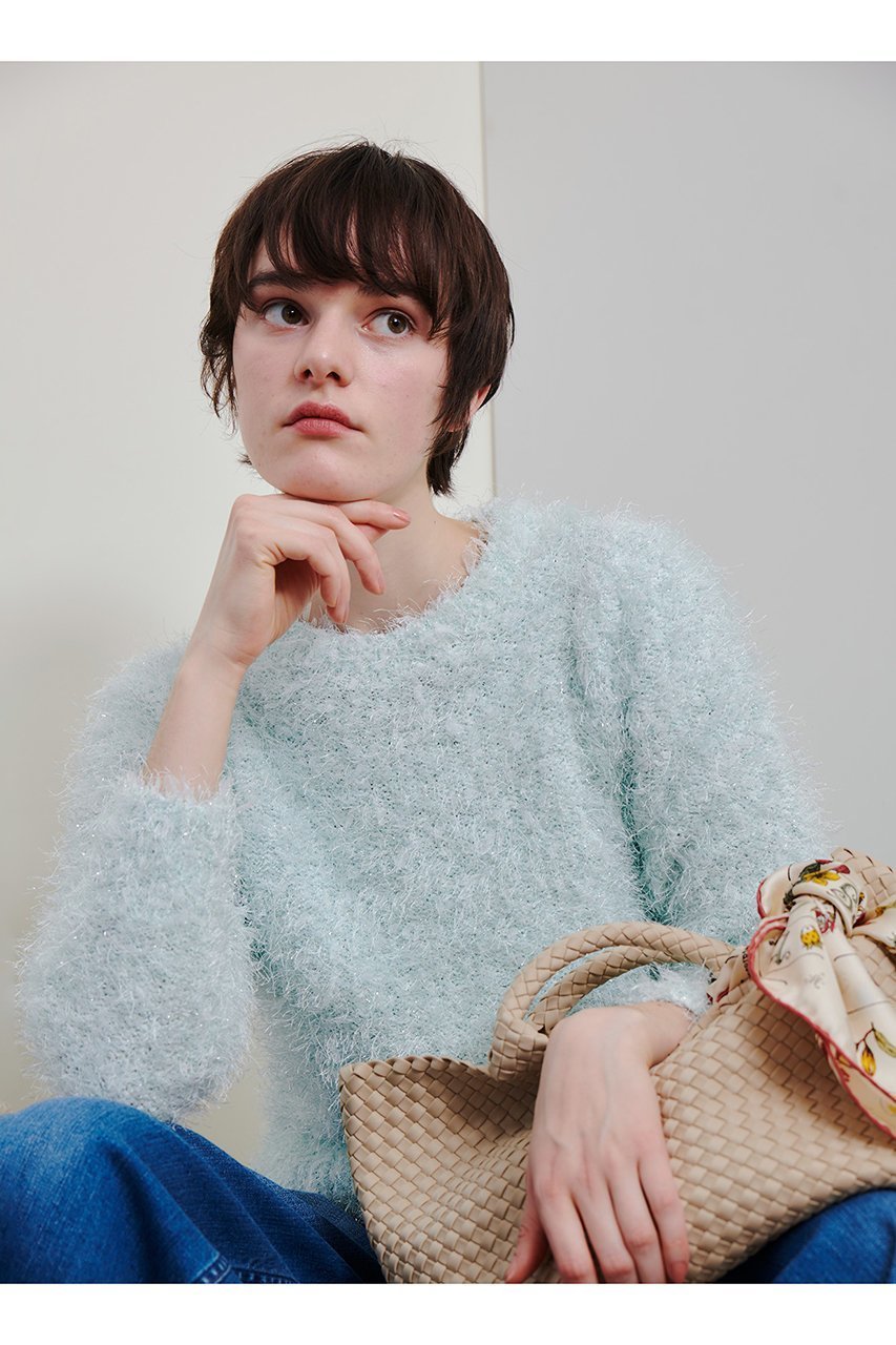 【アルアバイル/allureville】のシャギープルオーバー 人気、トレンドファッション・服の通販 founy(ファニー) 　ファッション　Fashion　レディースファッション　WOMEN　トップス・カットソー　Tops/Tshirt　ニット　Knit Tops　プルオーバー　Pullover　シンプル　Simple　スリム　Slim　バランス　Balance　フェミニン　Feminine　リラックス　Relax　ワイド　Wide　other-8|ID: prp329100004359724 ipo3291000000031342425