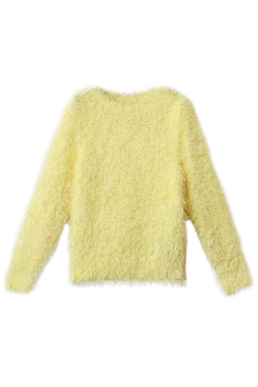 【アルアバイル/allureville】のシャギープルオーバー インテリア・キッズ・メンズ・レディースファッション・服の通販 founy(ファニー) 　ファッション　Fashion　レディースファッション　Fashion for Women　トップス・カットソー　Cut & Sew Tops　ニット　Knit Tops & Sweaters　カジュアルプルオーバー・ニットトップス　Pullovers & Knit Tops / Casual Pullovers　シンプル　Simple, Minimal　スリム　Slim, Slim Fit　バランス　Balance, Style Balance　フェミニン　Feminine, Girly　リラックス　Relax, Relaxed Fit　ワイド　Wide, Wide Fit　イエロー|ID: prp329100004359724 ipo3291000000032951147