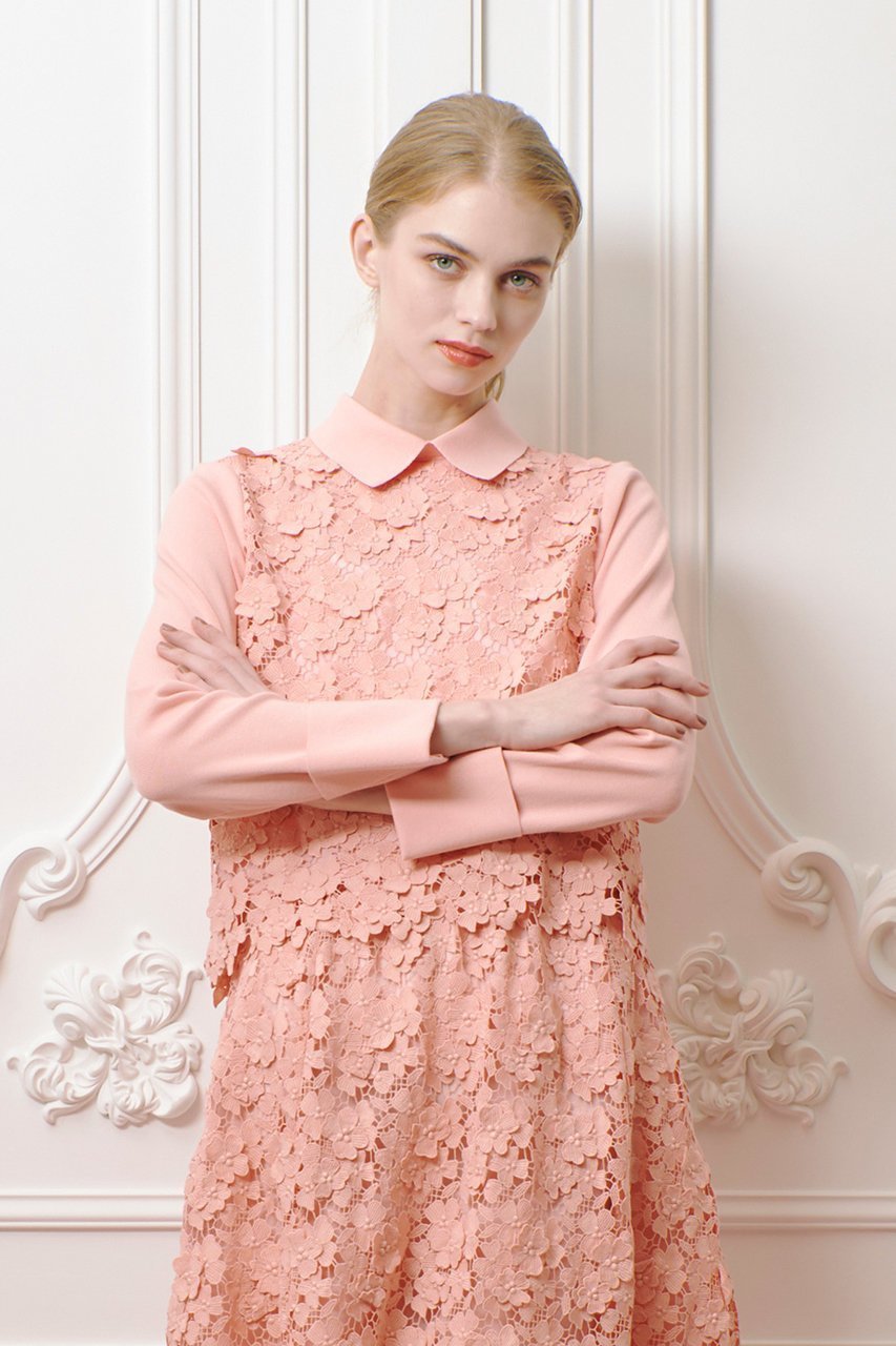 【アルアバイル/allureville】の【Loulou Willoughby】ケミカルフラワーレースプルオーバー 人気、トレンドファッション・服の通販 founy(ファニー) 　ファッション　Fashion　レディースファッション　WOMEN　トップス・カットソー　Tops/Tshirt　ニット　Knit Tops　プルオーバー　Pullover　エレガント 上品　Elegant　ケミカル　Chemical　スラックス　Slacks　デニム　Denim　レース　Race　other-6|ID: prp329100004359725 ipo3291000000031342432