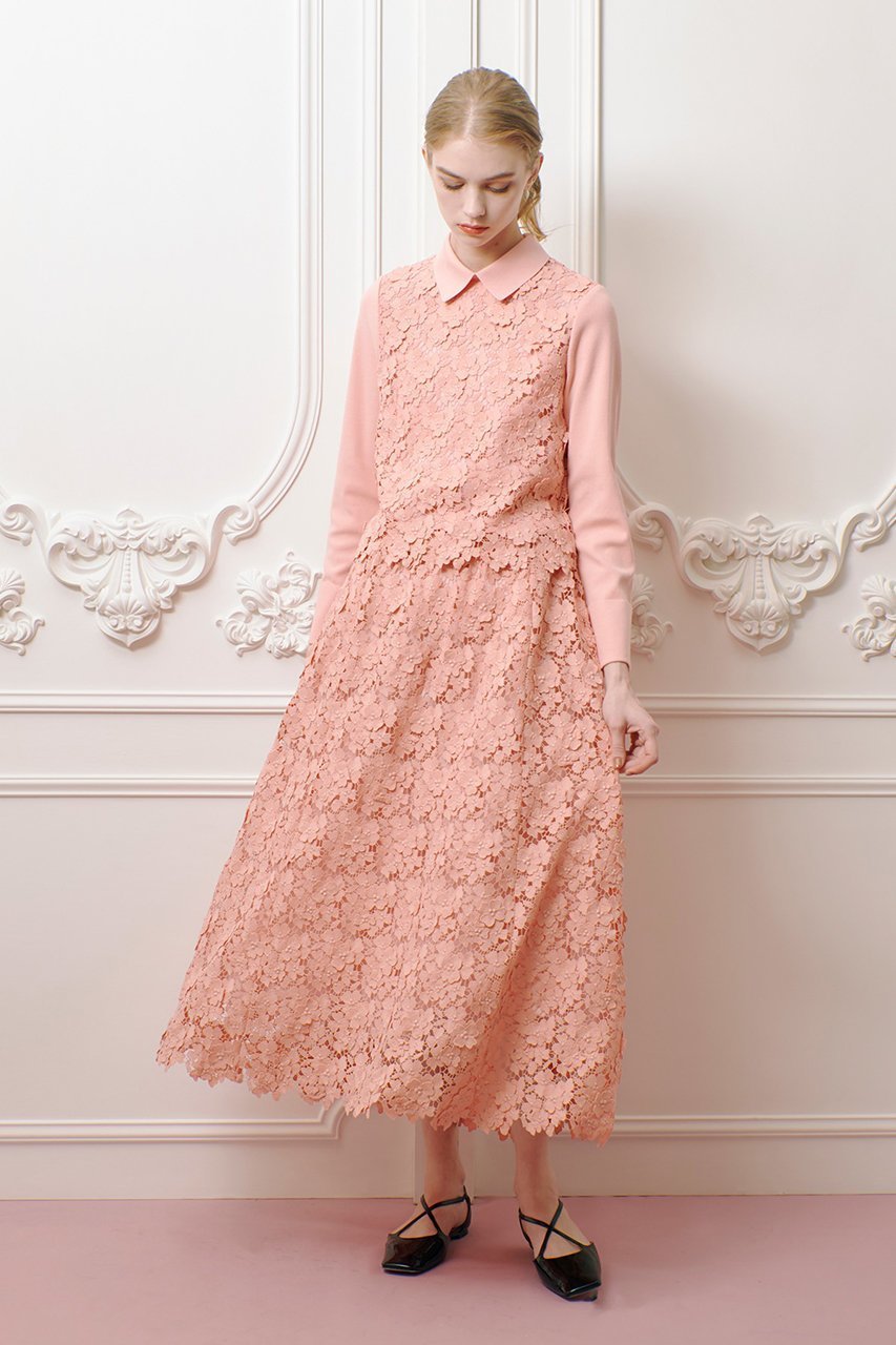 【アルアバイル/allureville】の【Loulou Willoughby】ケミカルフラワーレースプルオーバー 人気、トレンドファッション・服の通販 founy(ファニー) 　ファッション　Fashion　レディースファッション　WOMEN　トップス・カットソー　Tops/Tshirt　ニット　Knit Tops　プルオーバー　Pullover　エレガント 上品　Elegant　ケミカル　Chemical　スラックス　Slacks　デニム　Denim　レース　Race　other-8|ID: prp329100004359725 ipo3291000000031342434
