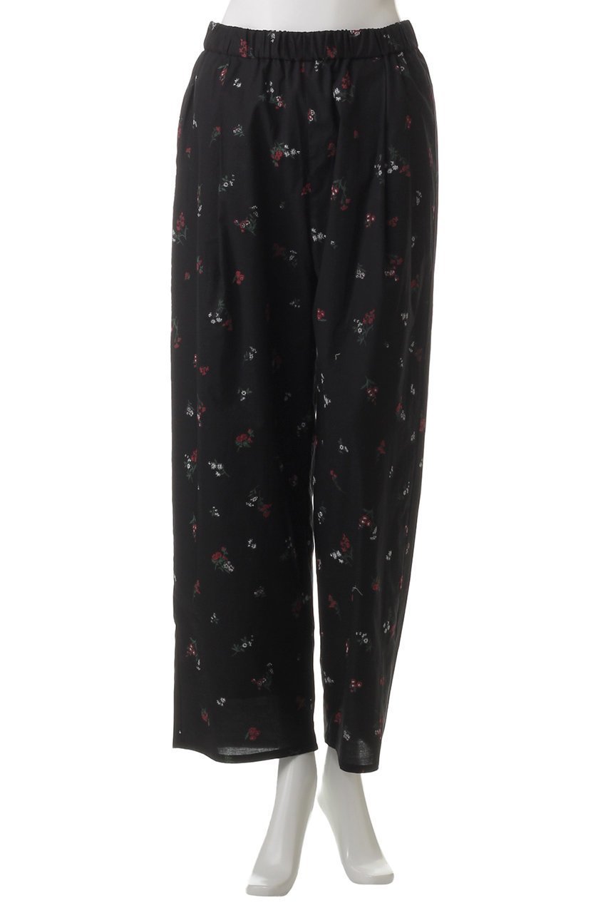 【ミズイロ インド/mizuiro ind】のsmall flower print PT パンツ 人気、トレンドファッション・服の通販 founy(ファニー) 　ファッション　Fashion　レディースファッション　Fashion for Women　パンツ　Pants & Trousers　お家時間・ステイホーム　Stay Home / At Home　シンプル　Simple, Minimal　フェミニン　Feminine, Girly　リラックス　Relax, Relaxed Fit　エレガント 上品　Elegant　other-2|ID: prp329100004359726 ipo3291000000032921653