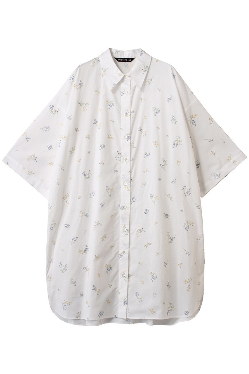 【ミズイロ インド/mizuiro ind】のsmall flower print shirt OP ワンピース 人気、トレンドファッション・服の通販 founy(ファニー) 　ファッション　Fashion　レディースファッション　WOMEN　ワンピース　Dress　チュニック　Tunic　2025年　2025　2025春夏・S/S　Ss,Spring/Summer,2025　シンプル　Simple　チュニック　Tunic　リラックス　Relax　夏　Summer　春　Spring　S/S・春夏　Ss・Spring/Summer　 other-1|ID: prp329100004359727 ipo3291000000030474224