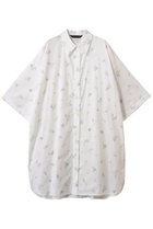 【ミズイロ インド/mizuiro ind】のsmall flower print shirt OP ワンピース off white|ID: prp329100004359727 ipo3291000000032880988